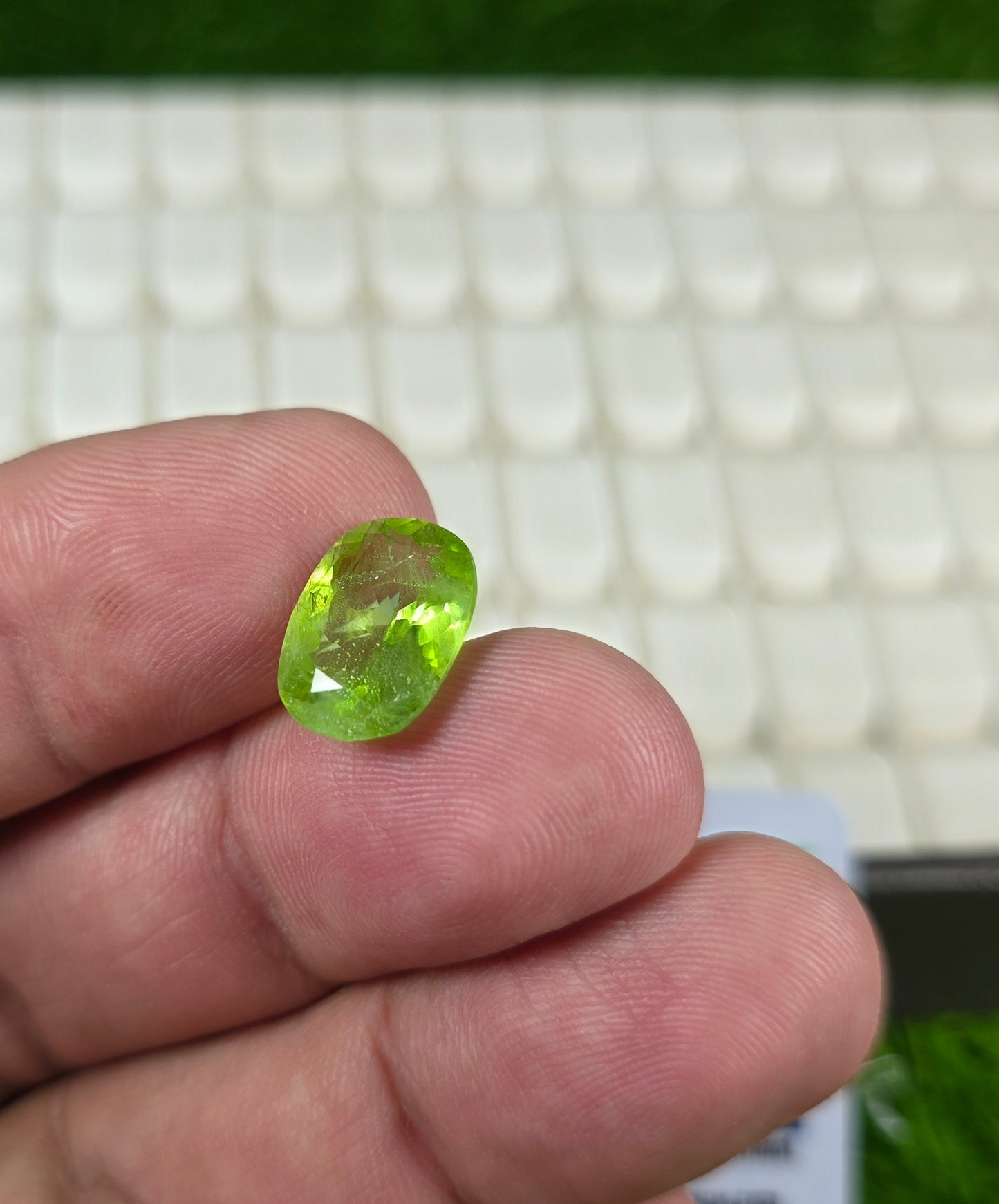 Premium Quality Peridot Stone With Lab Certificate