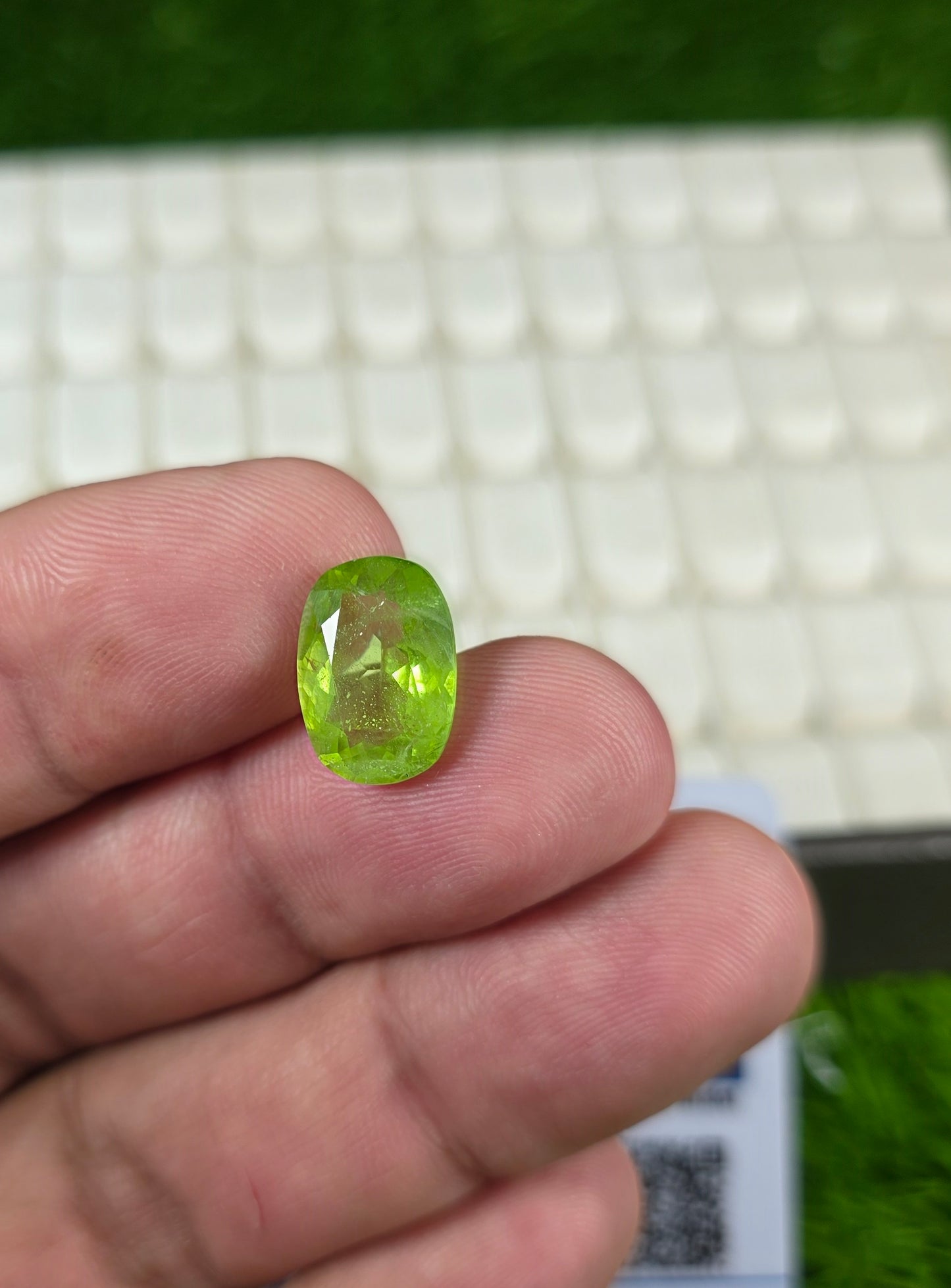 Premium Quality Peridot Stone With Lab Certificate