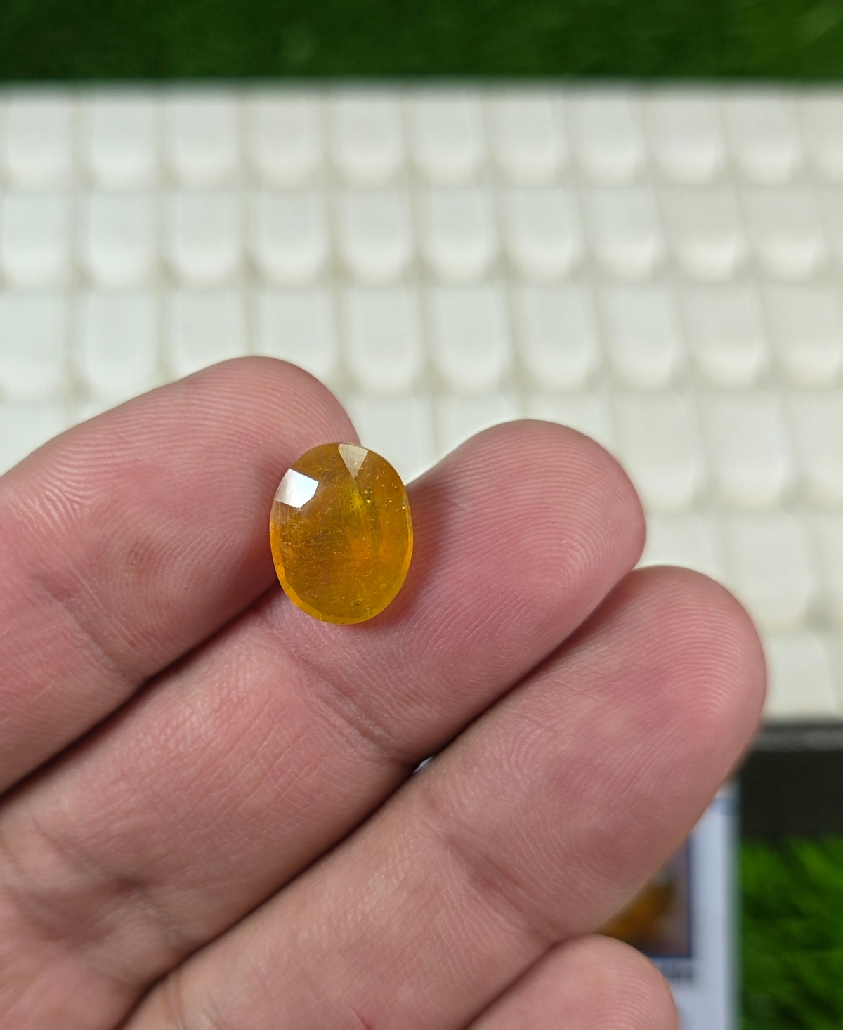 Premium Quality Pukhraj Stone With Lab Certificate