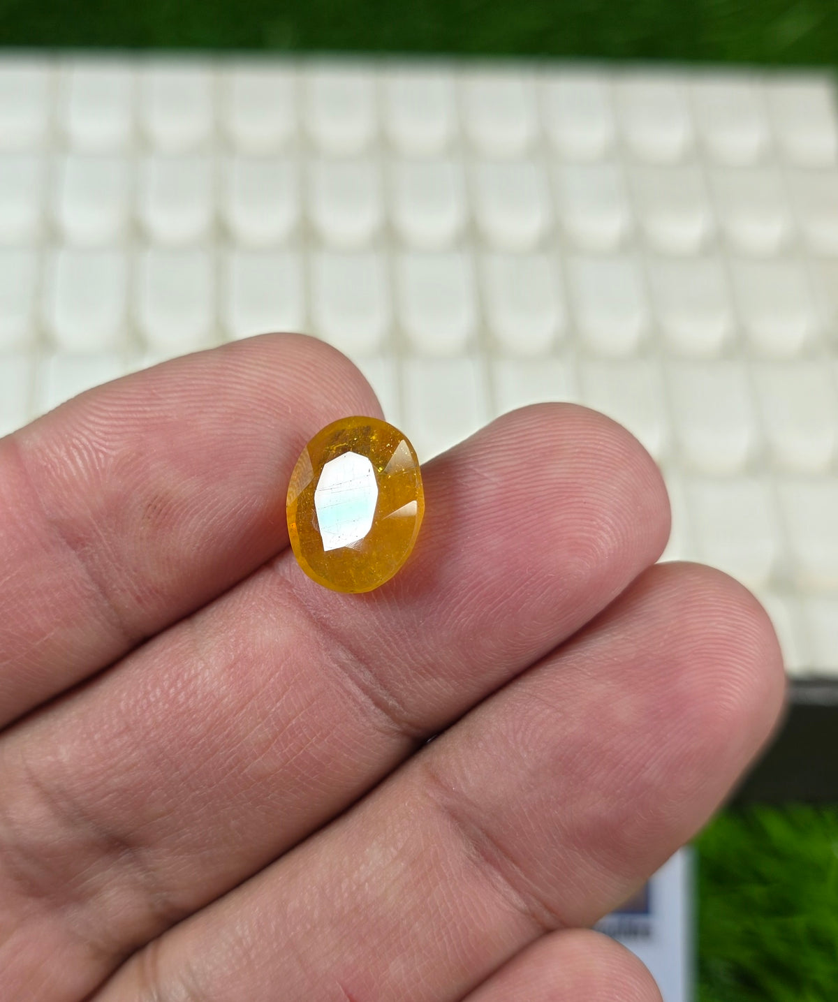 Premium Quality Pukhraj Stone With Lab Certificate