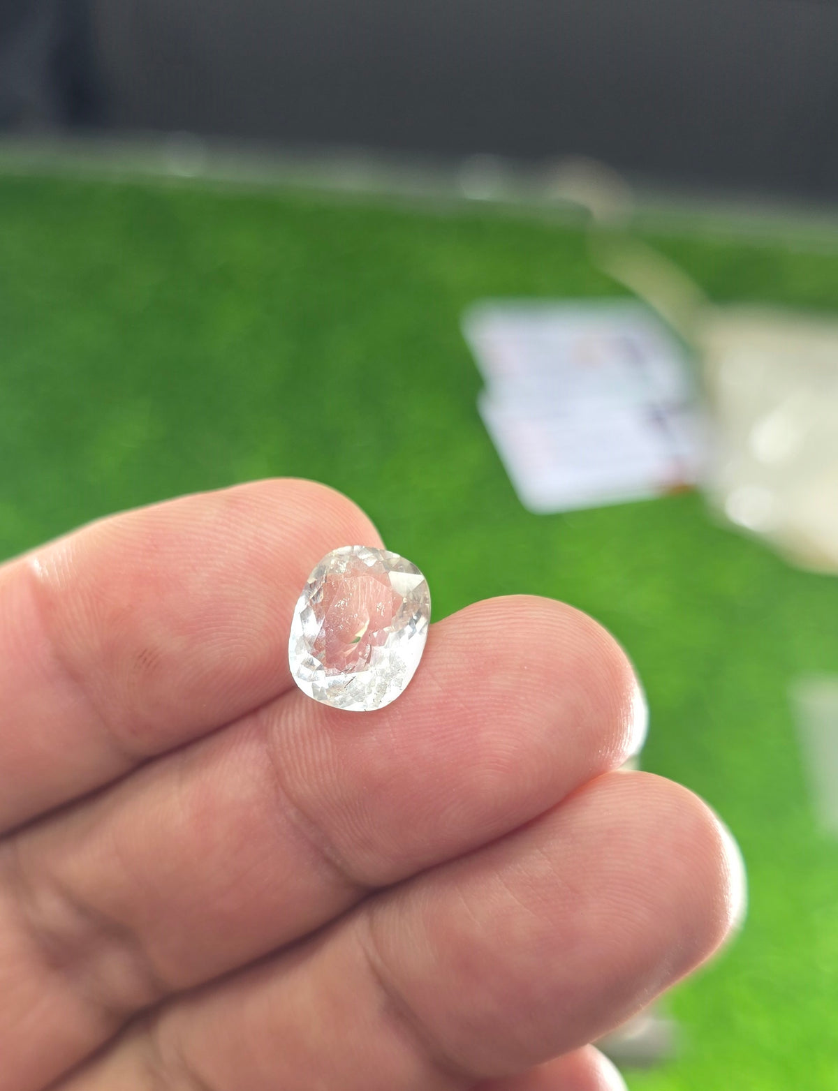 Premium Quality White Topaz Stone With Lab Certificate
