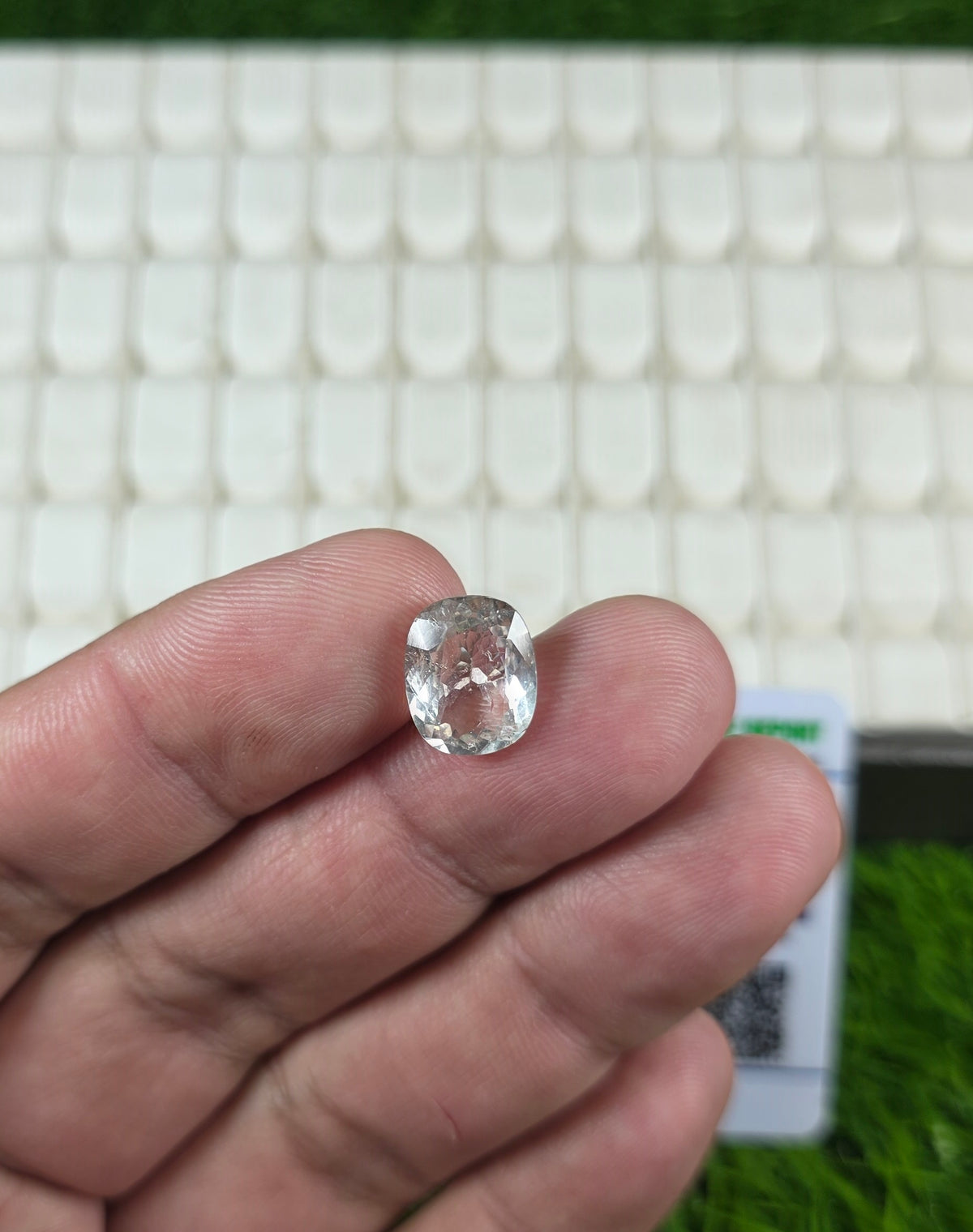 Premium Quality White Topaz Stone With Lab Certificate