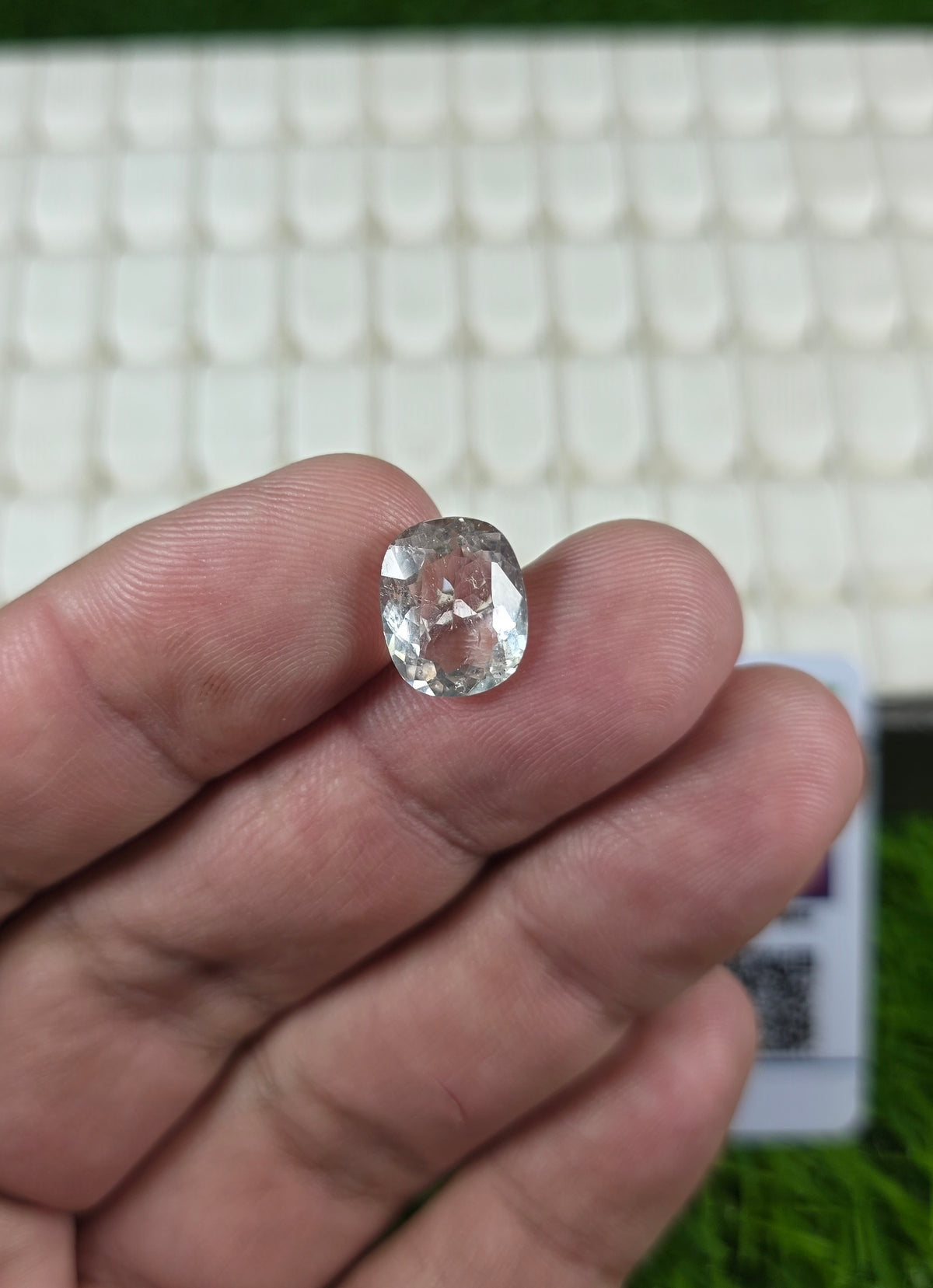Premium Quality White Topaz Stone With Lab Certificate
