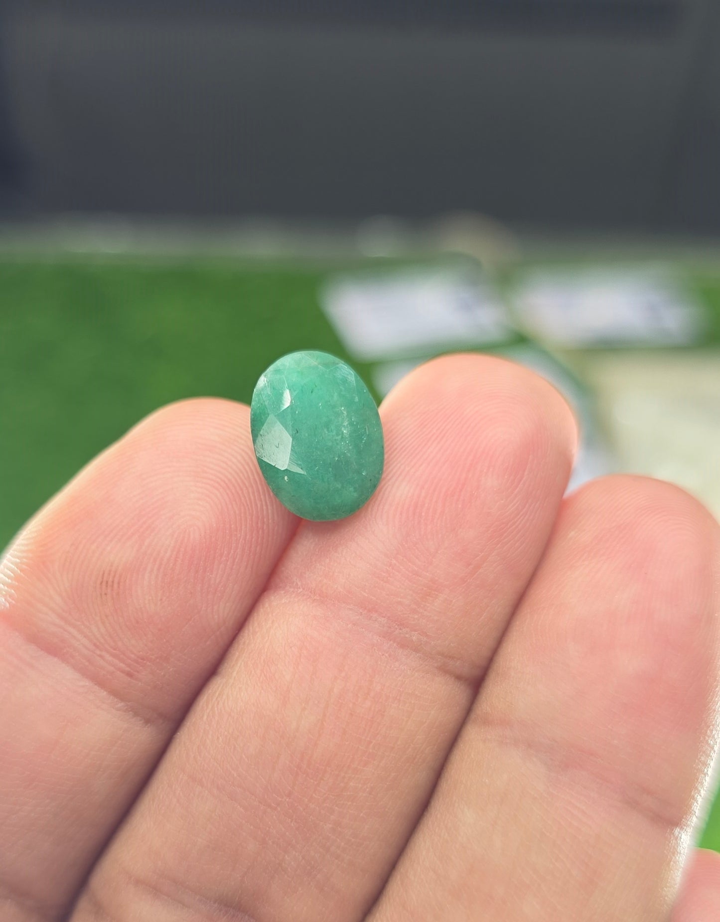 Premium Quality Zamurd Stone With Lab Certificate