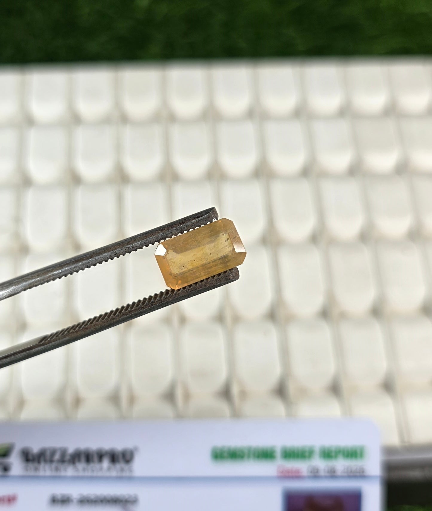 Premium Quality Pukhraj Stone With Lab Certificate