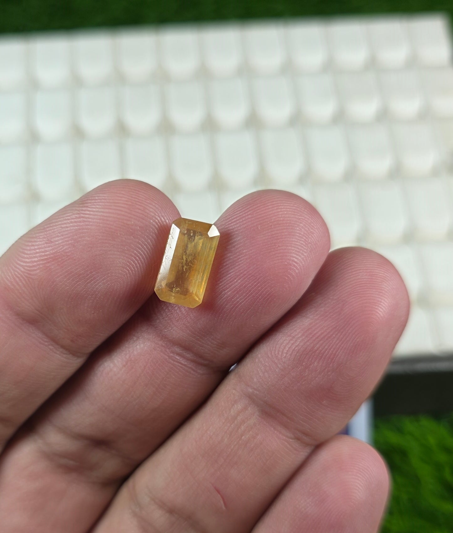 Premium Quality Pukhraj Stone With Lab Certificate