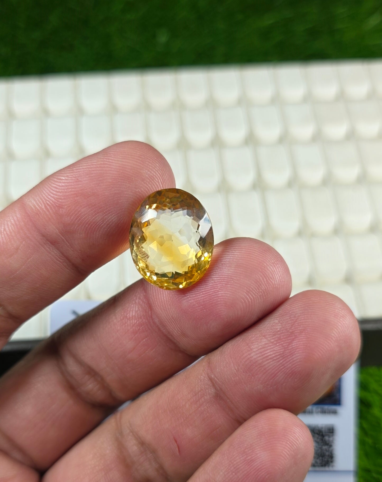 Premium Quality Citrine Stone With Lab Certificate