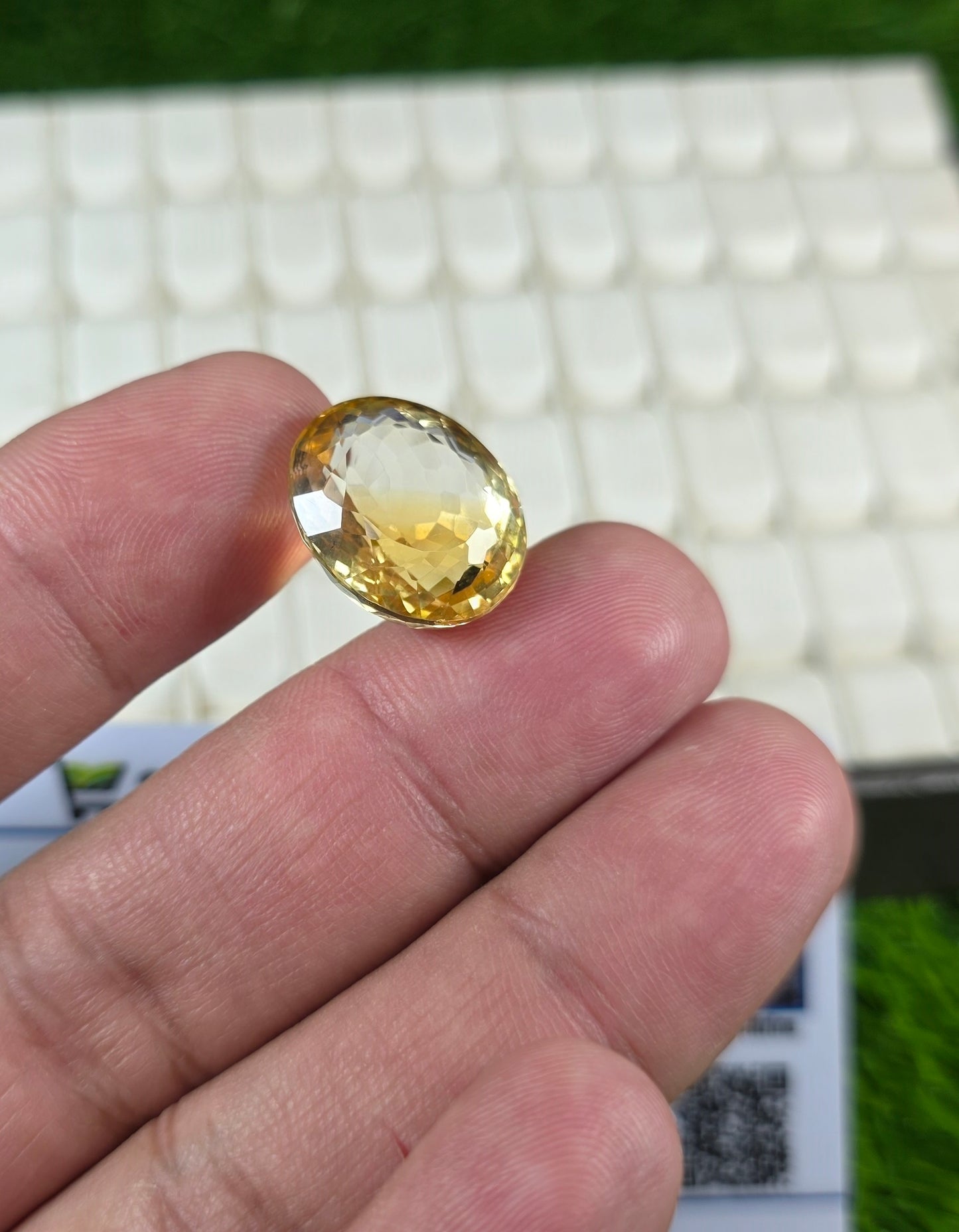 Premium Quality Citrine Stone With Lab Certificate