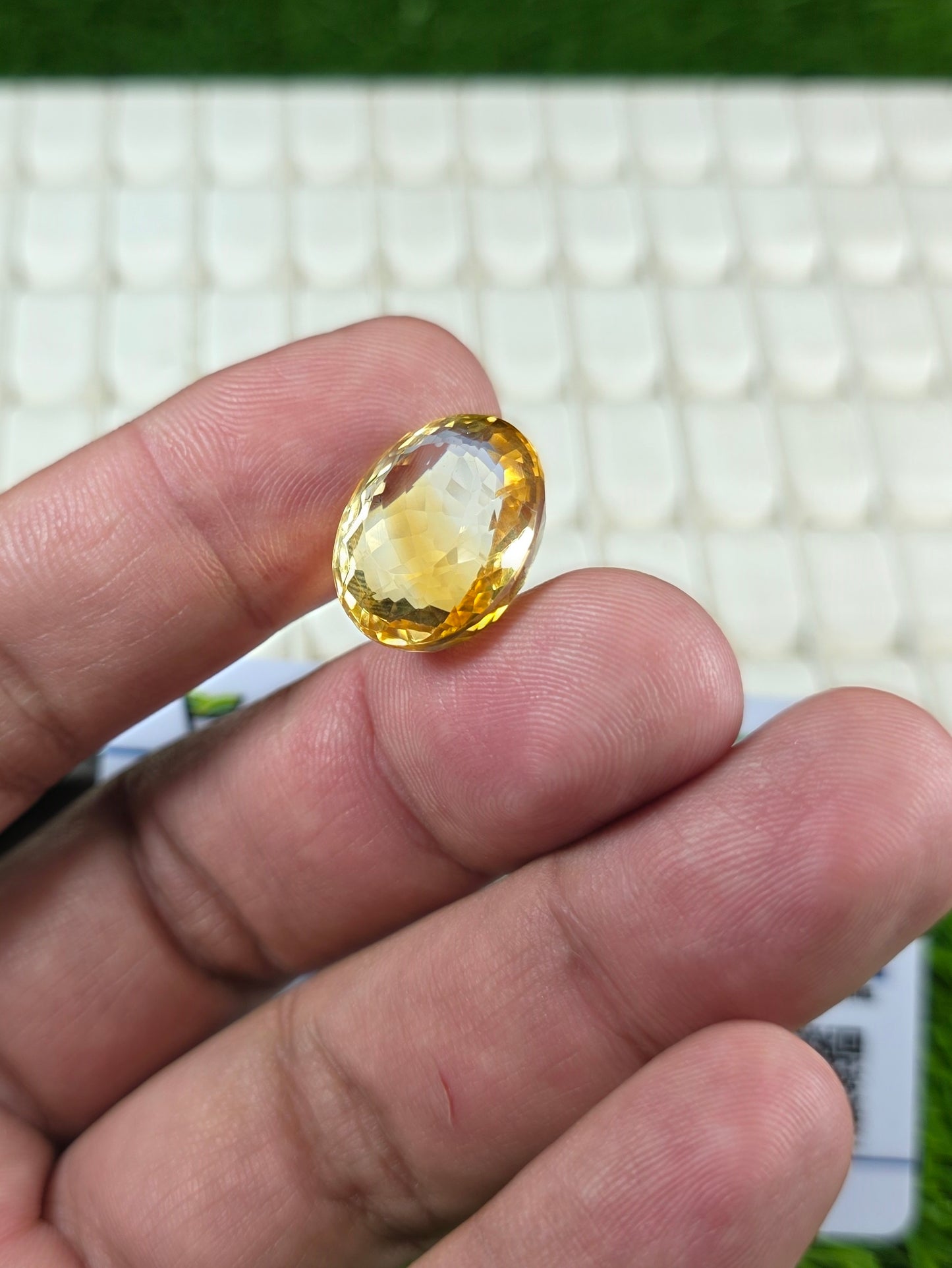 Premium Quality Citrine Stone With Lab Certificate