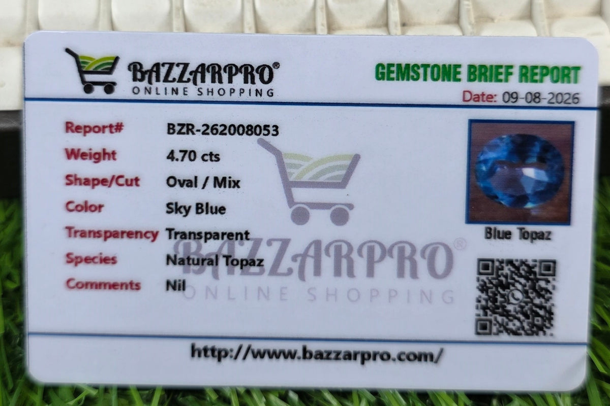 Premium Quality White Stone With Lab Certificate