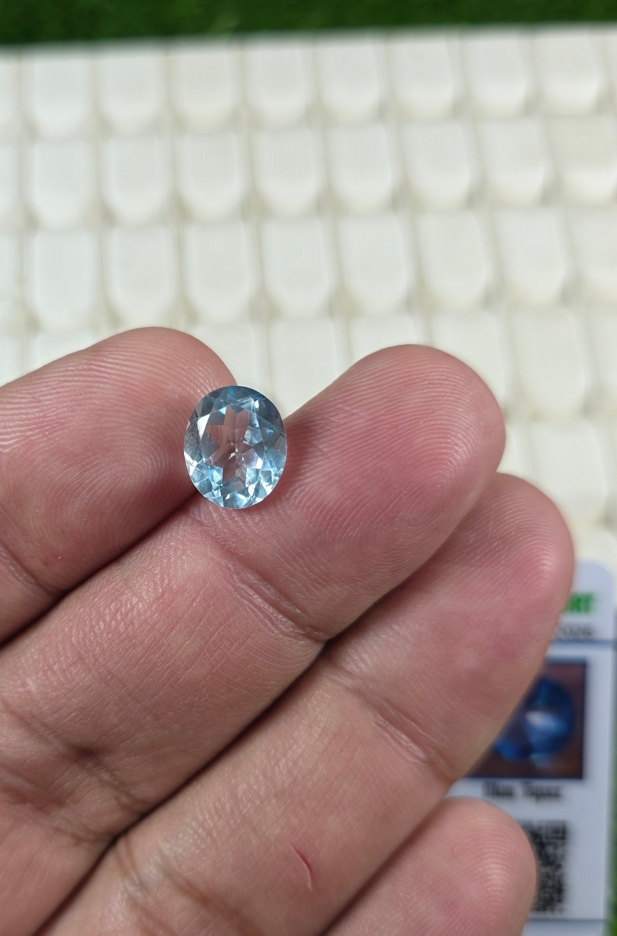 Premium Quality White Stone With Lab Certificate