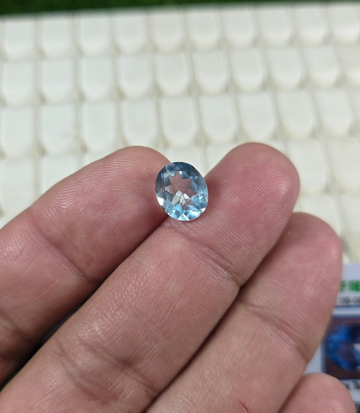Premium Quality White Stone With Lab Certificate
