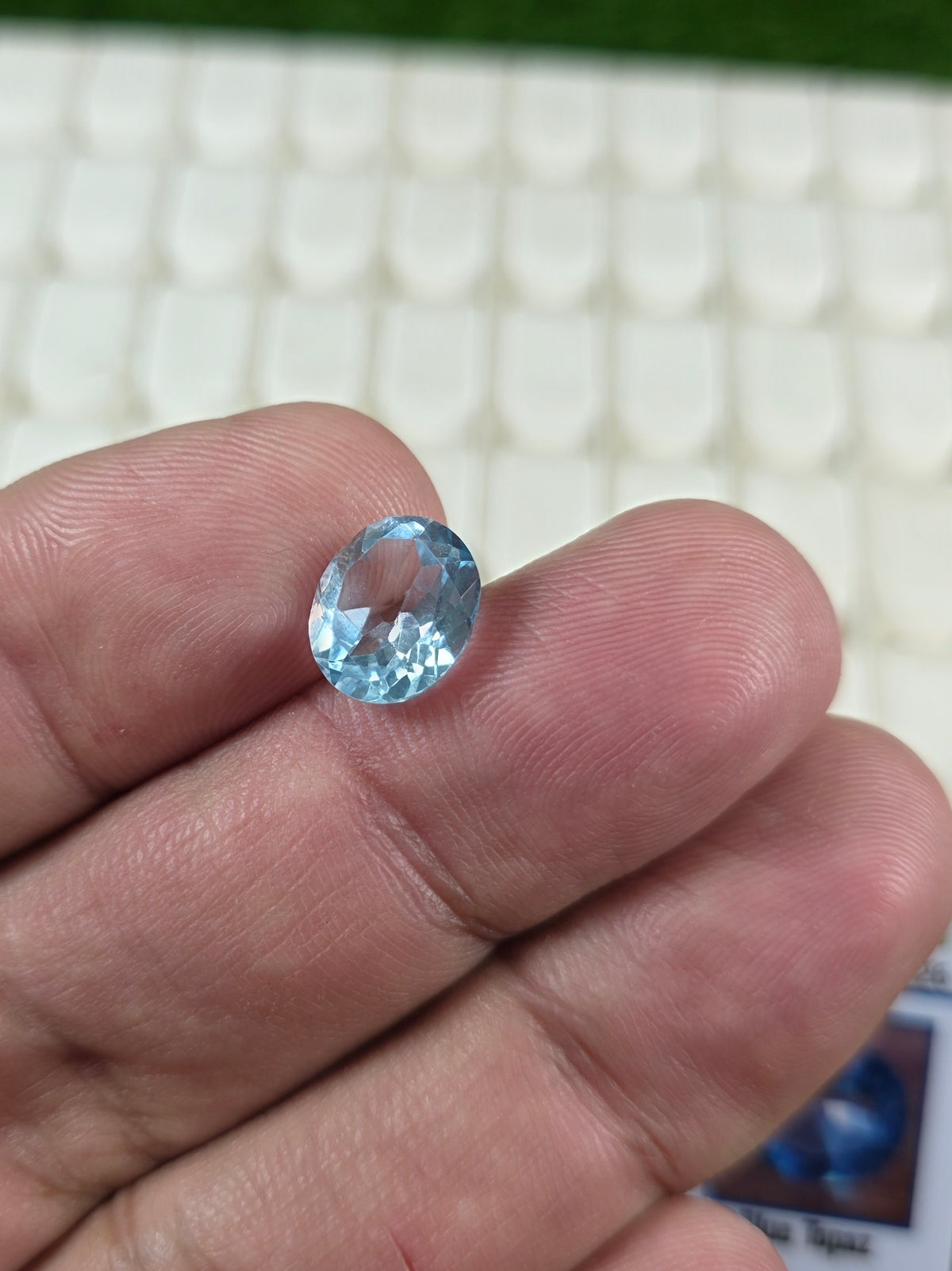 Premium Quality White Stone With Lab Certificate