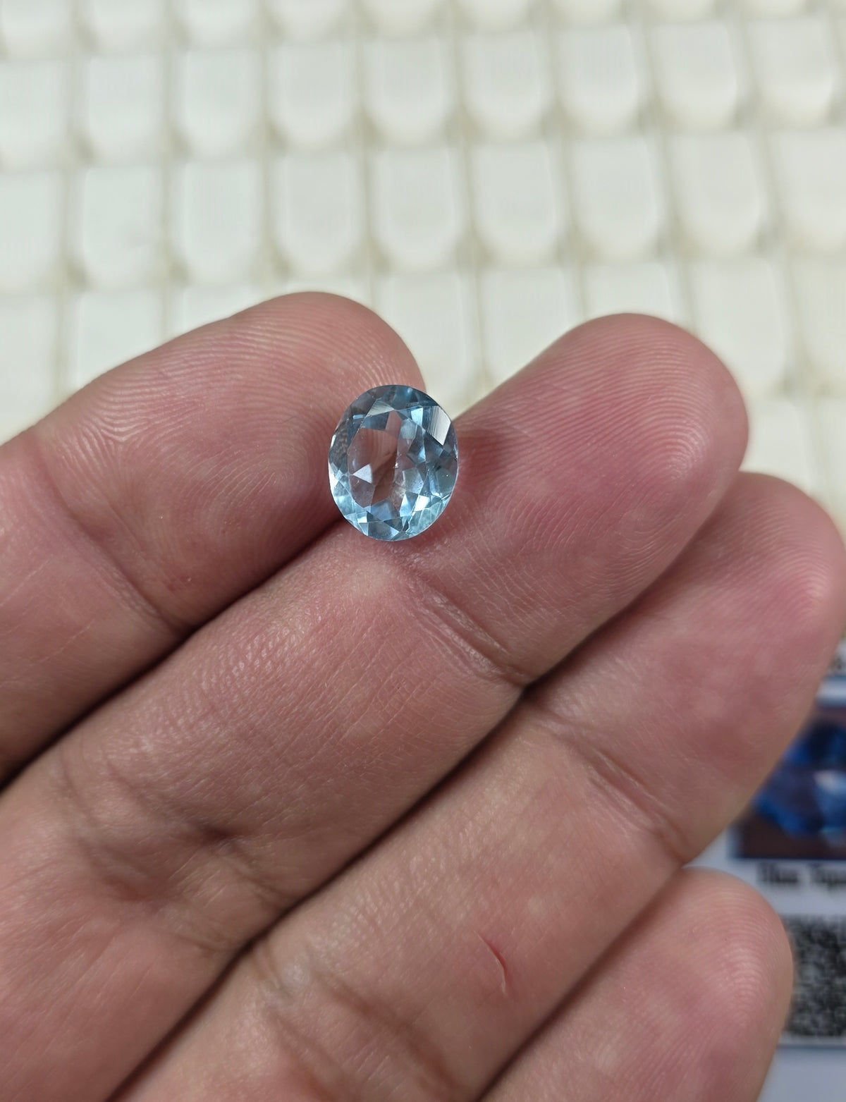 Premium Quality White Stone With Lab Certificate