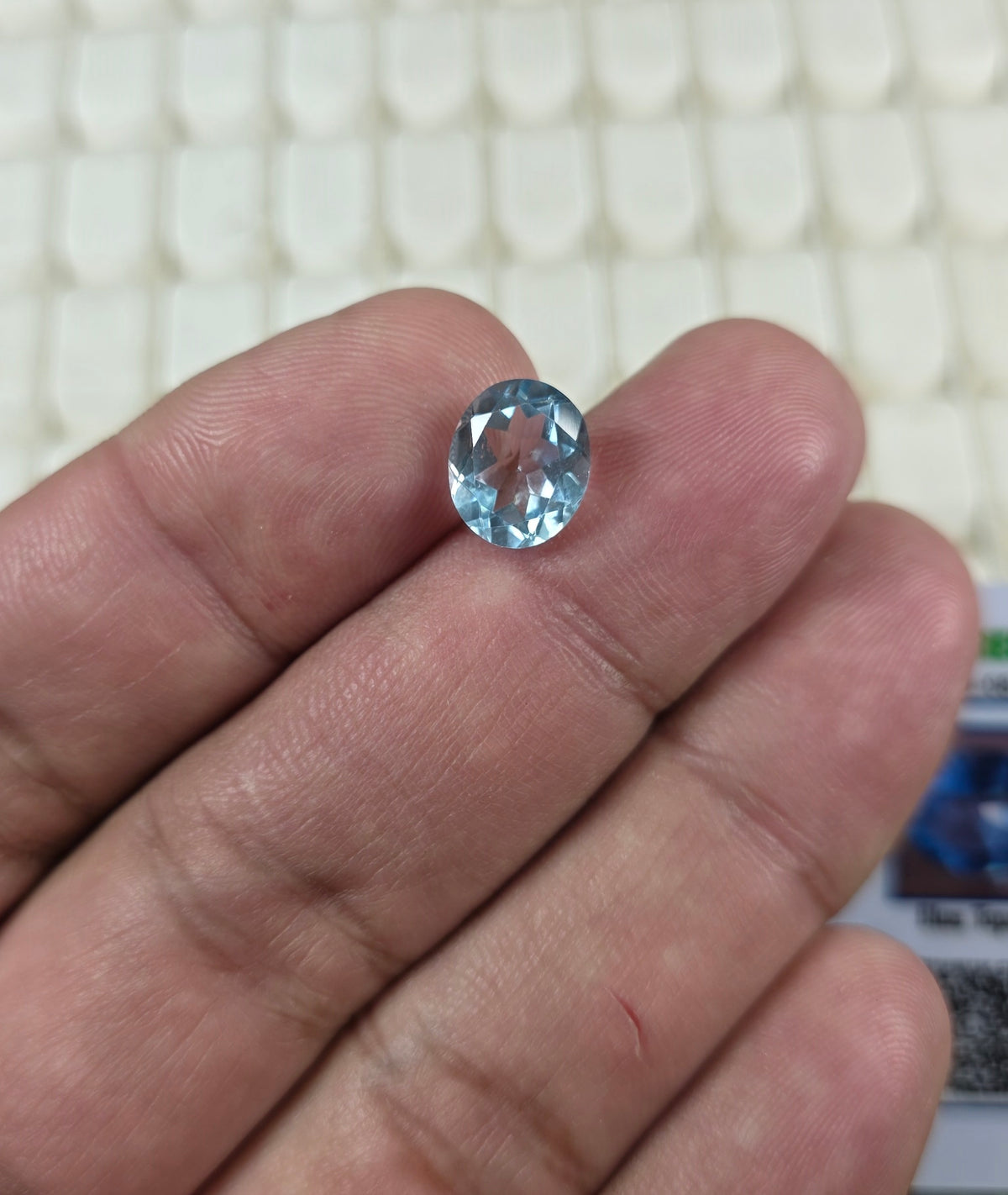 Premium Quality White Stone With Lab Certificate