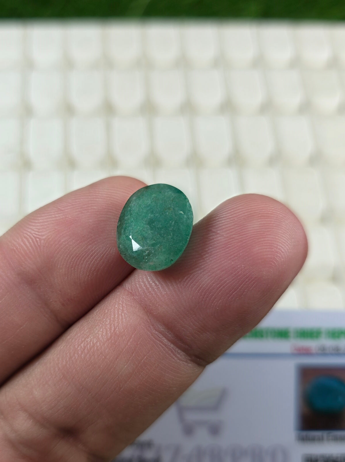 Premium Quality Zamurd Stone With Lab Certificate