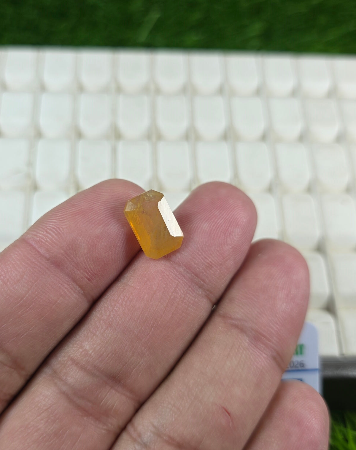 Premium Quality Pukhraj Stone With Lab Certificate