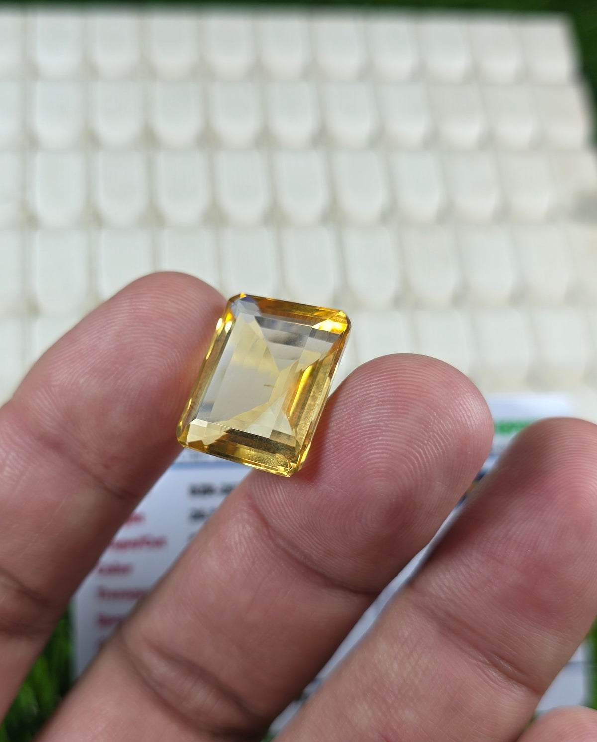 Premium Quality Citrine Stone With Lab Certificate