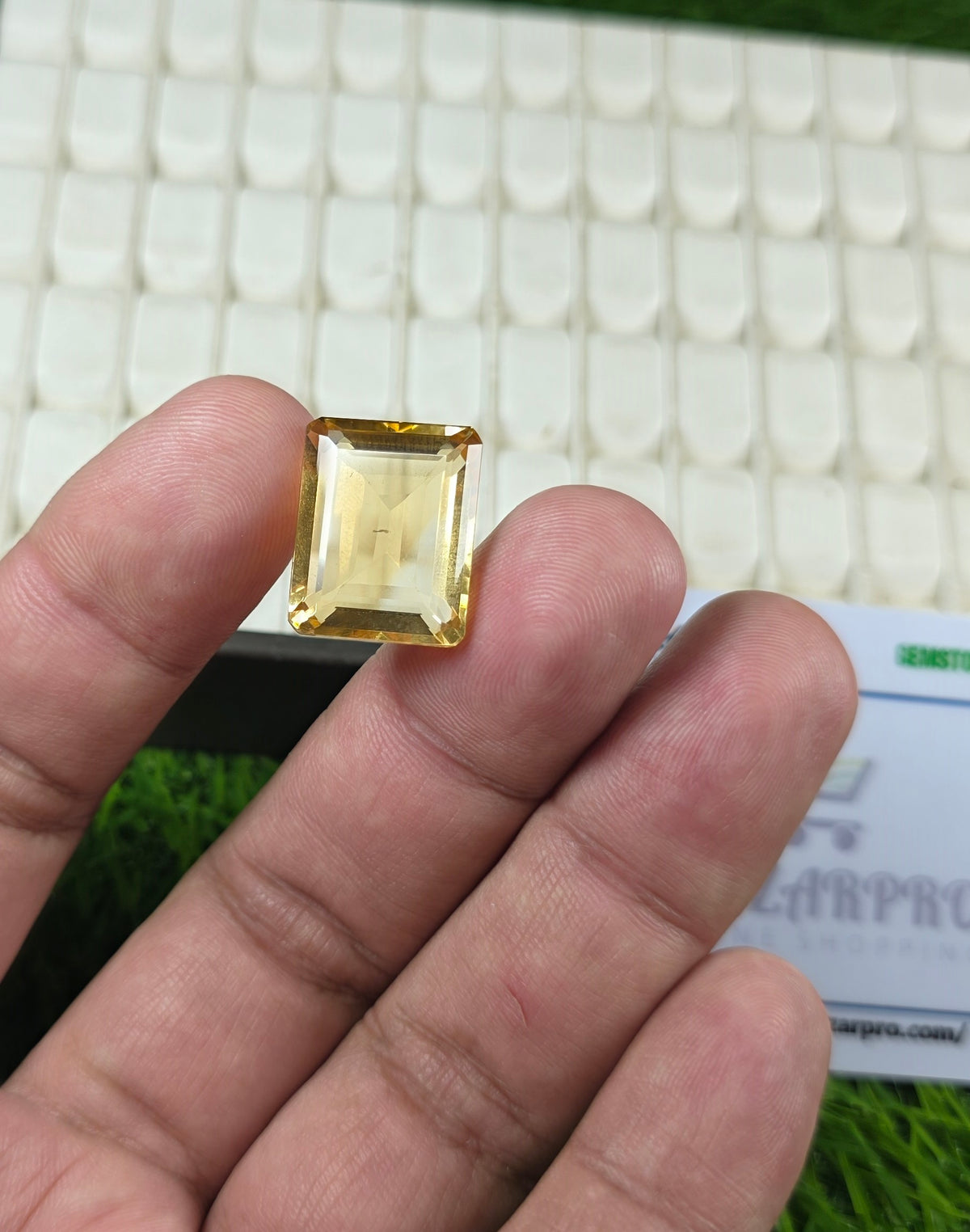 Premium Quality Citrine Stone With Lab Certificate