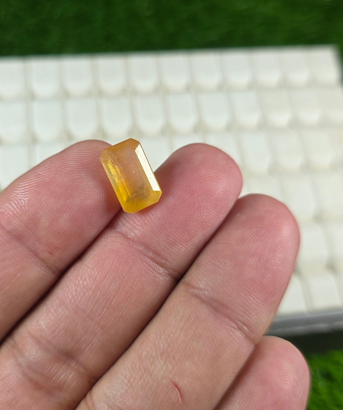 Premium Quality Pukhraj Stone With Lab Certificate