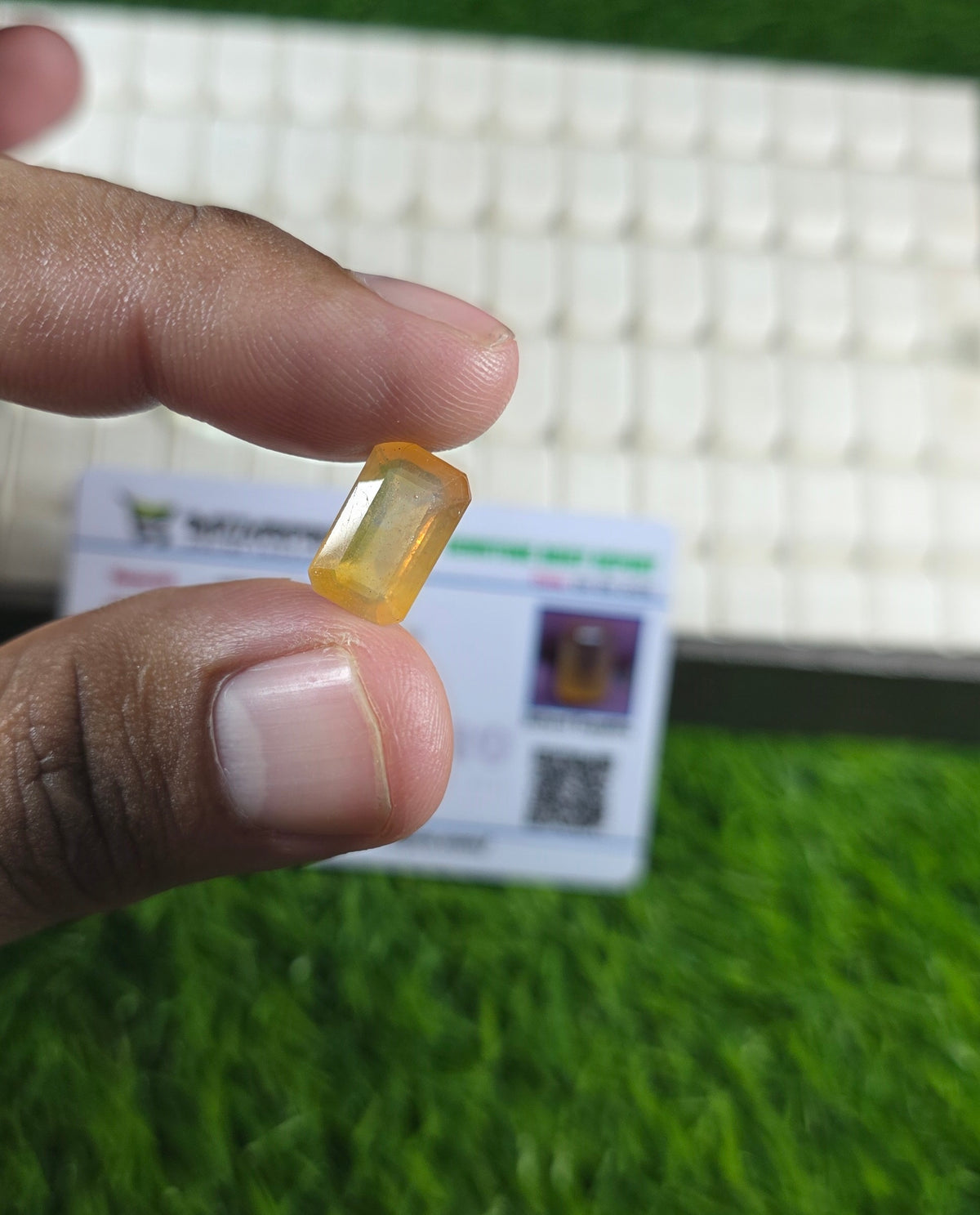 Premium Quality Pukhraj Stone With Lab Certificate