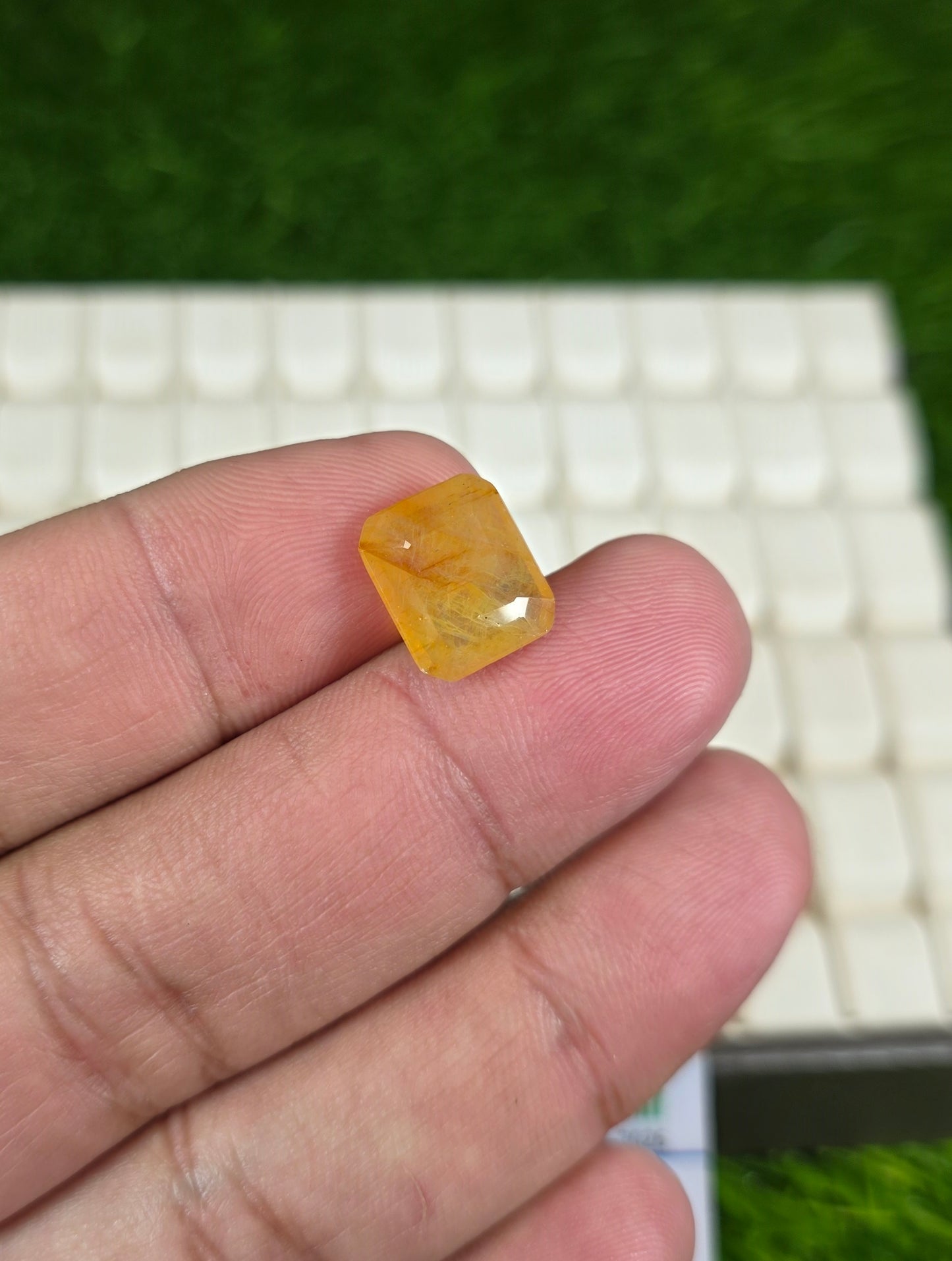 Premium Quality Pukhraj Stone With Lab Certificate