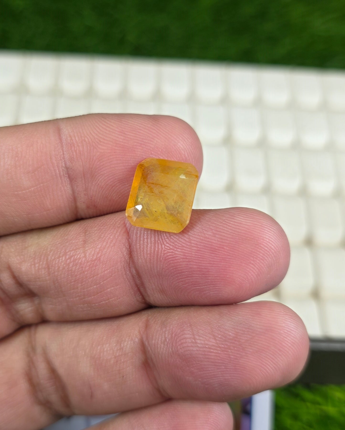 Premium Quality Pukhraj Stone With Lab Certificate