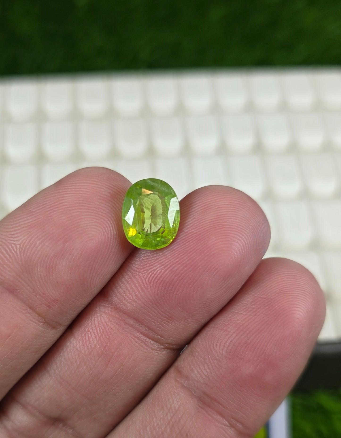 Premium Quality Peridot Stone With Lab Certificate