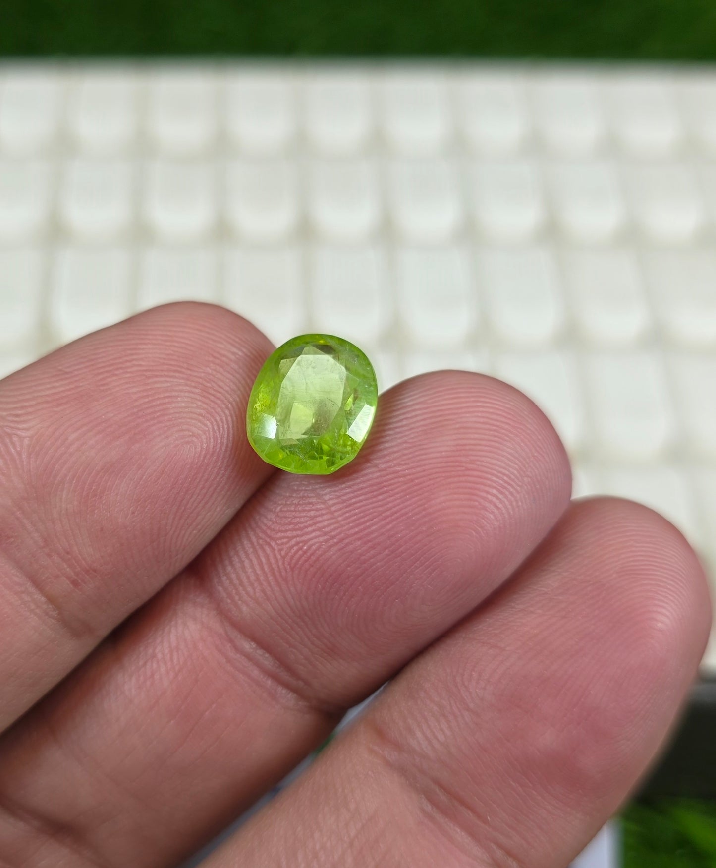 Premium Quality Peridot Stone With Lab Certificate