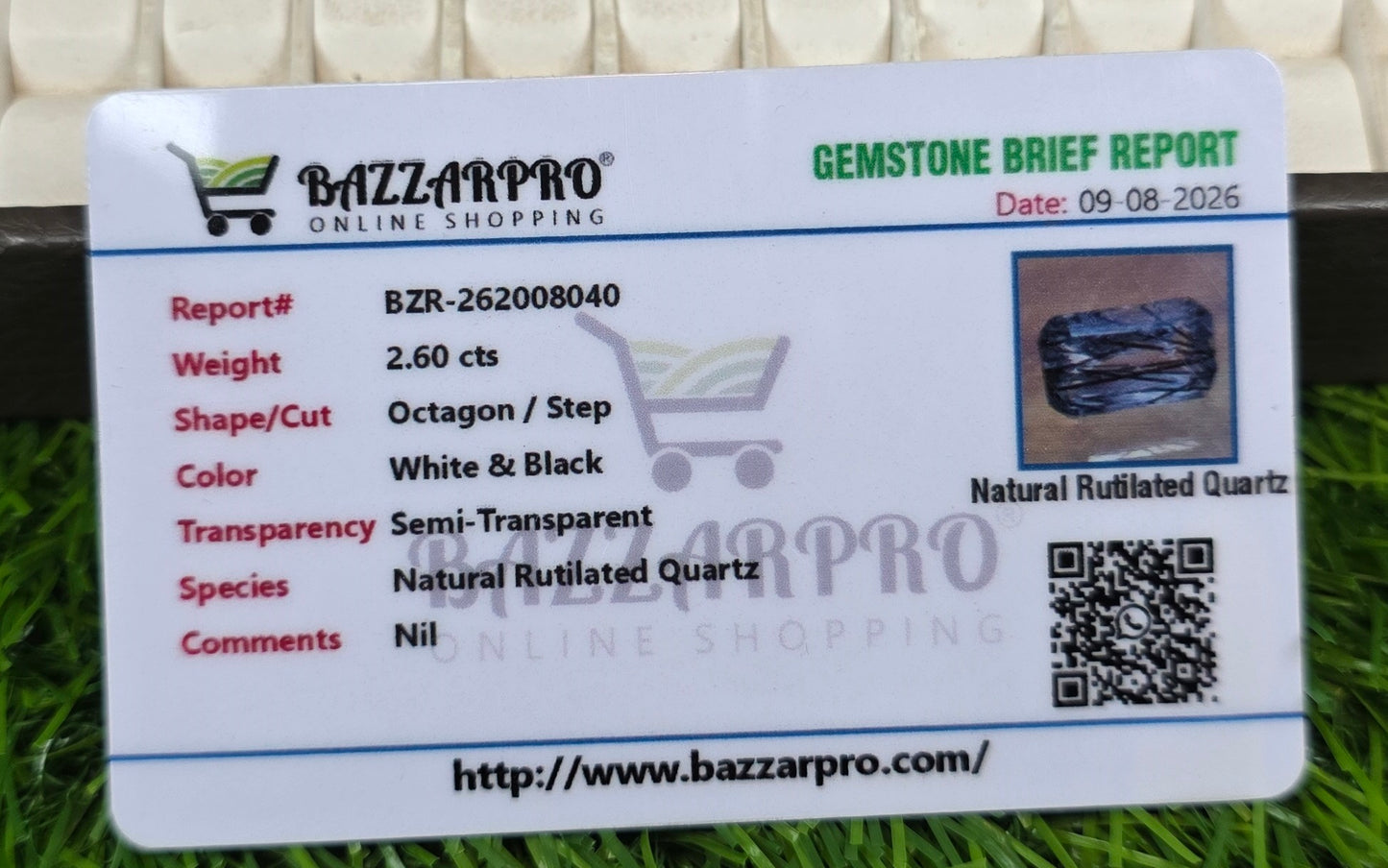 Premium Quality Moh e Najaf Stone With Lab Certificate