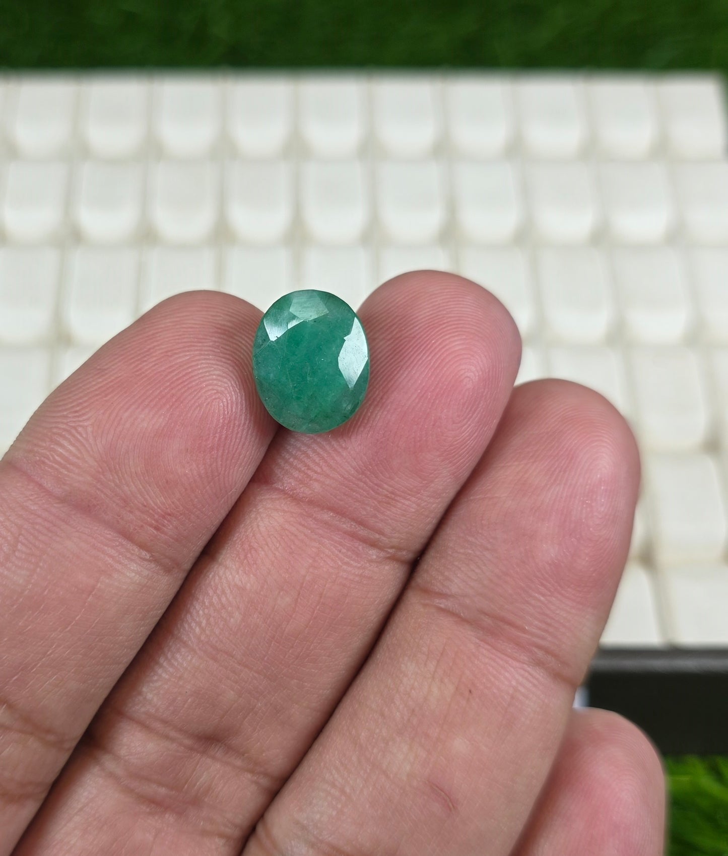 Premium Quality Zamurd Stone With Lab Certificate