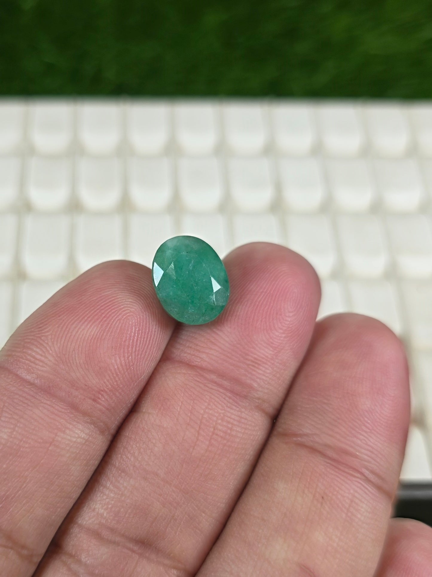 Premium Quality Zamurd Stone With Lab Certificate