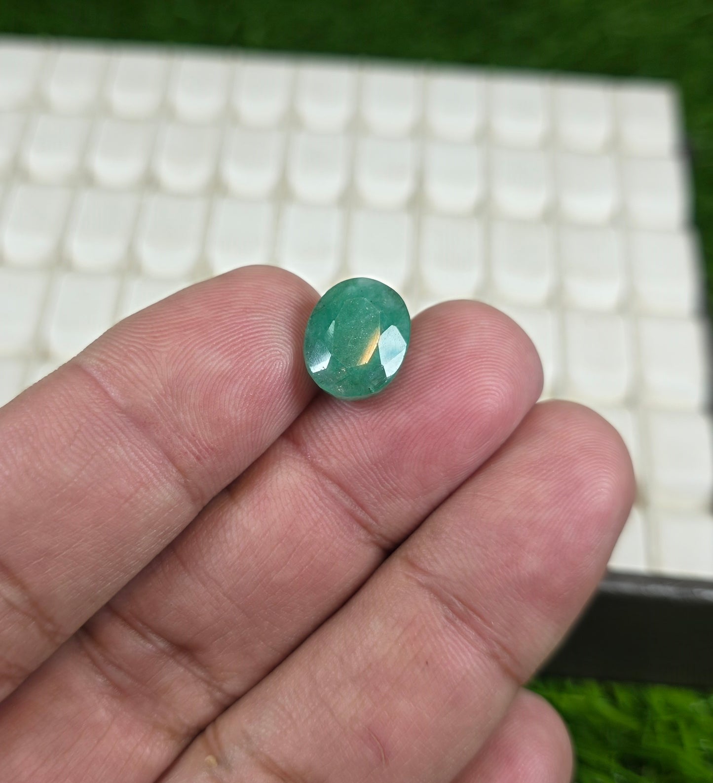 Premium Quality Zamurd Stone With Lab Certificate