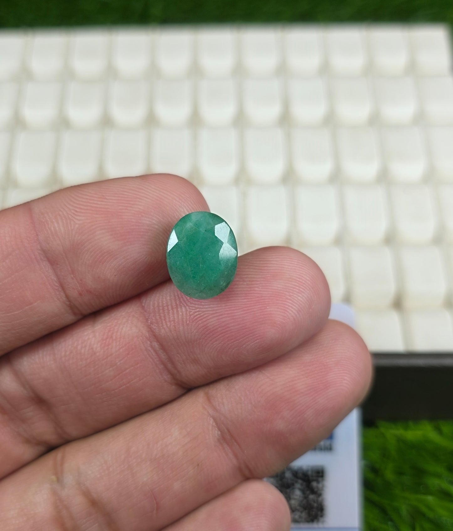 Premium Quality Zamurd Stone With Lab Certificate