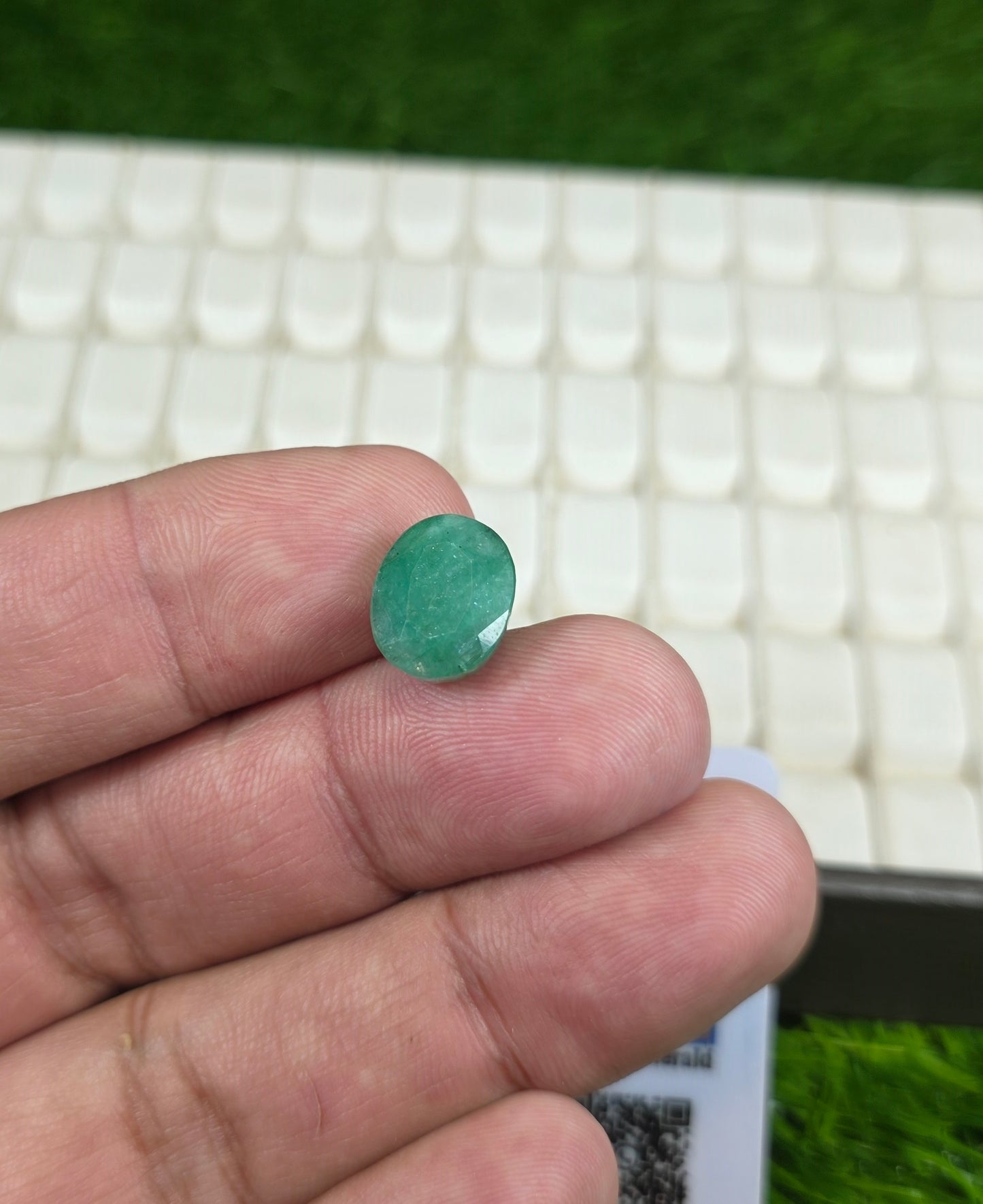 Premium Quality Zamurd Stone With Lab Certificate
