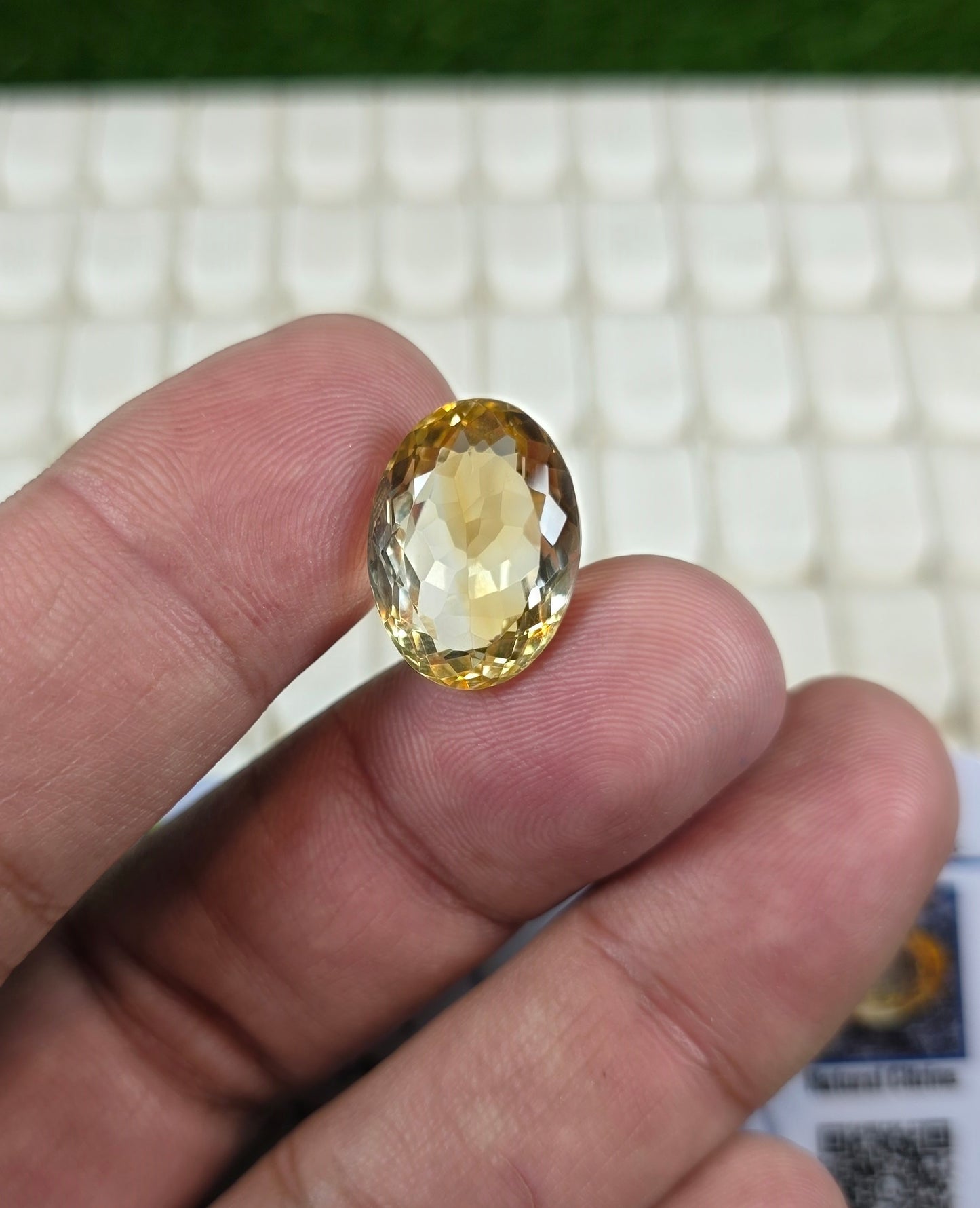 Premium Quality Citrine Stone With Lab Certificate