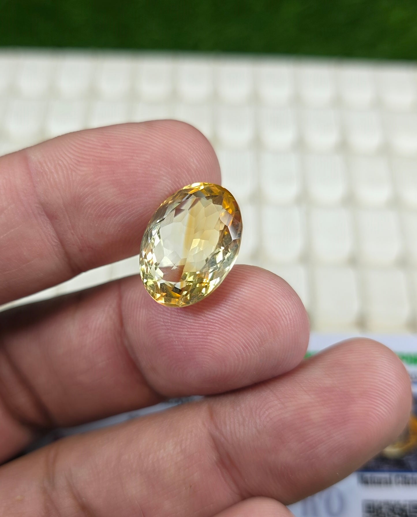 Premium Quality Citrine Stone With Lab Certificate