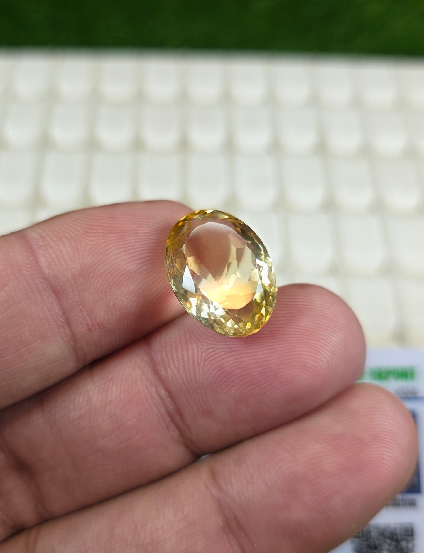 Premium Quality Citrine Stone With Lab Certificate
