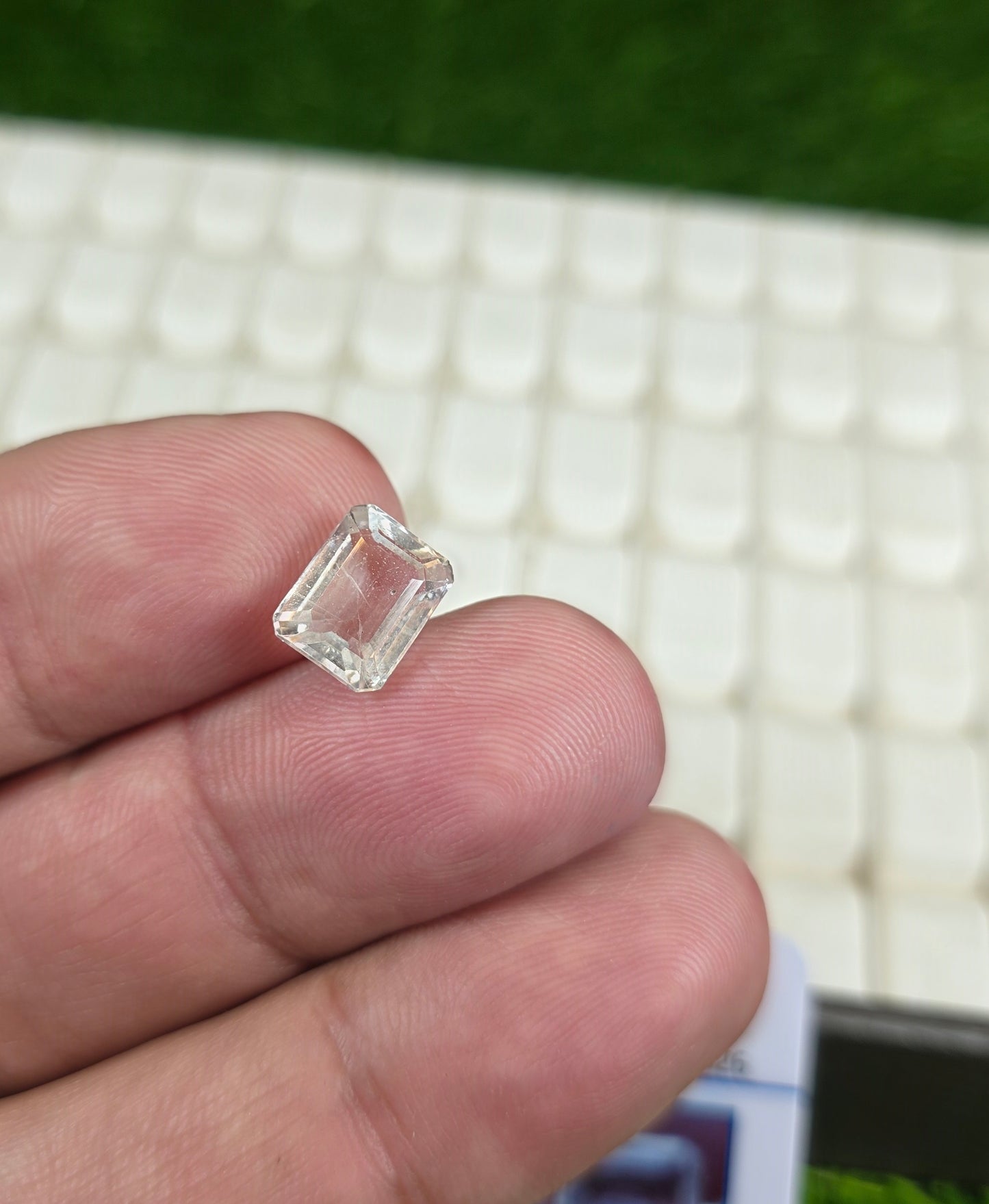 Premium Quality White Pukhraj Stone With Lab Certificate
