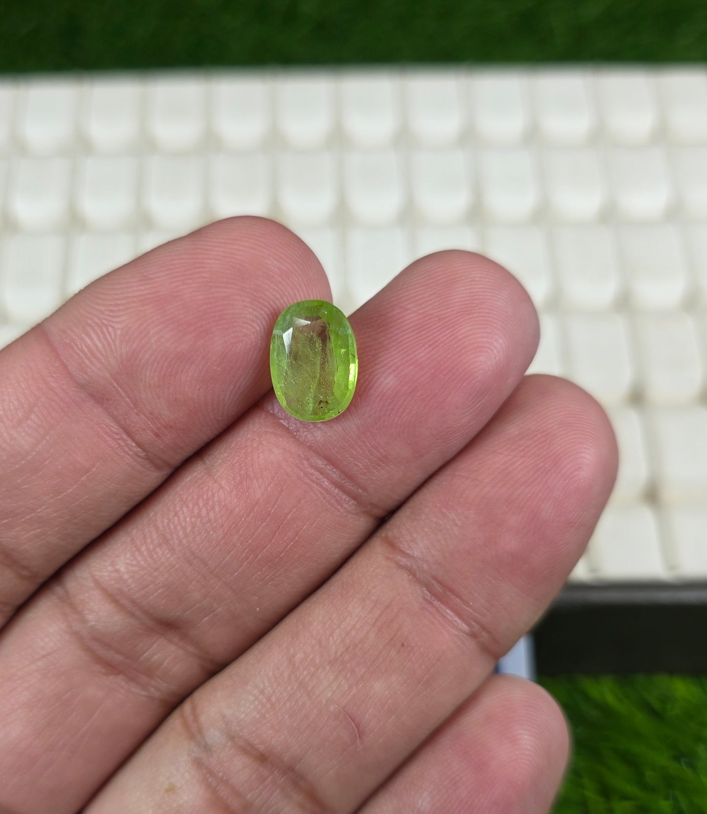 Premium Quality Peridot Stone With Lab Certificate