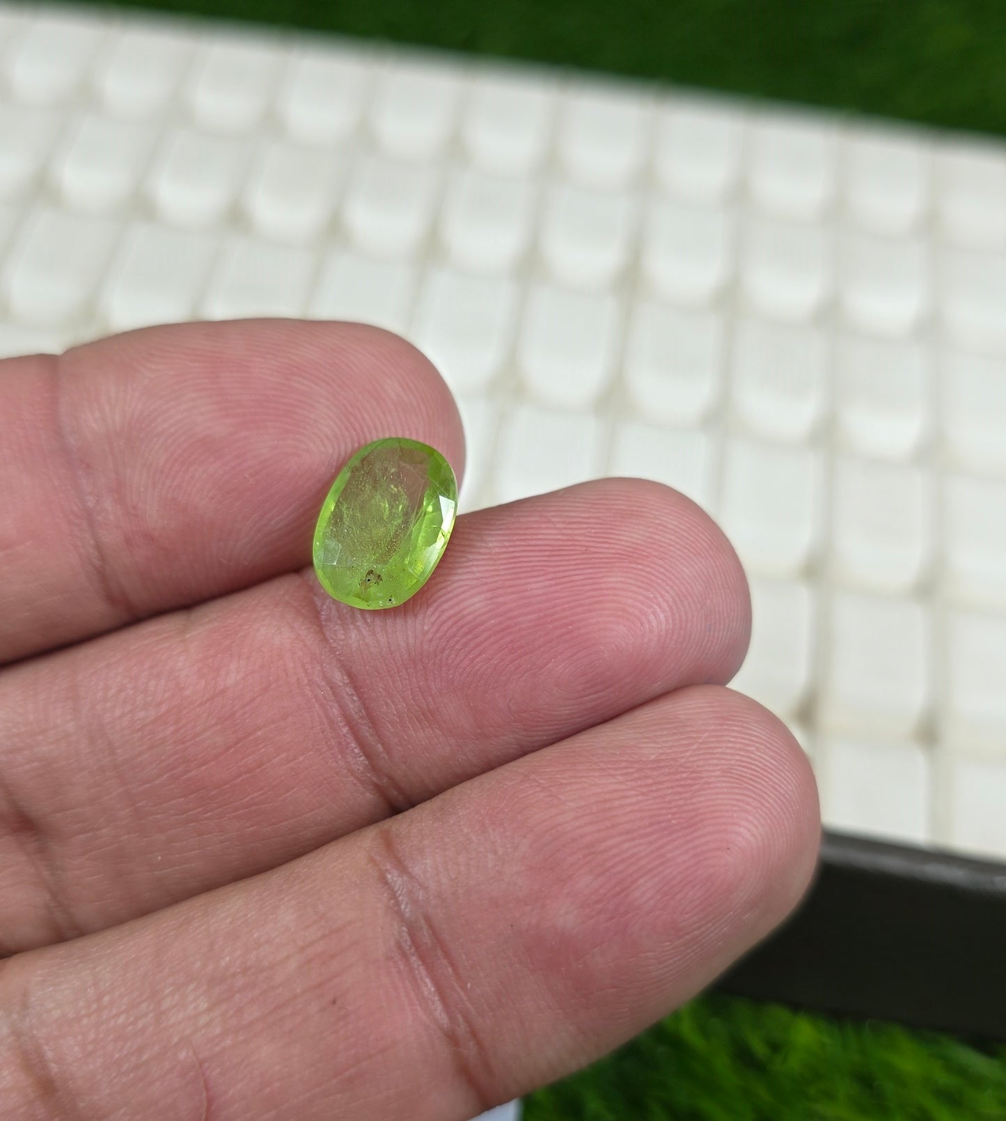 Premium Quality Peridot Stone With Lab Certificate