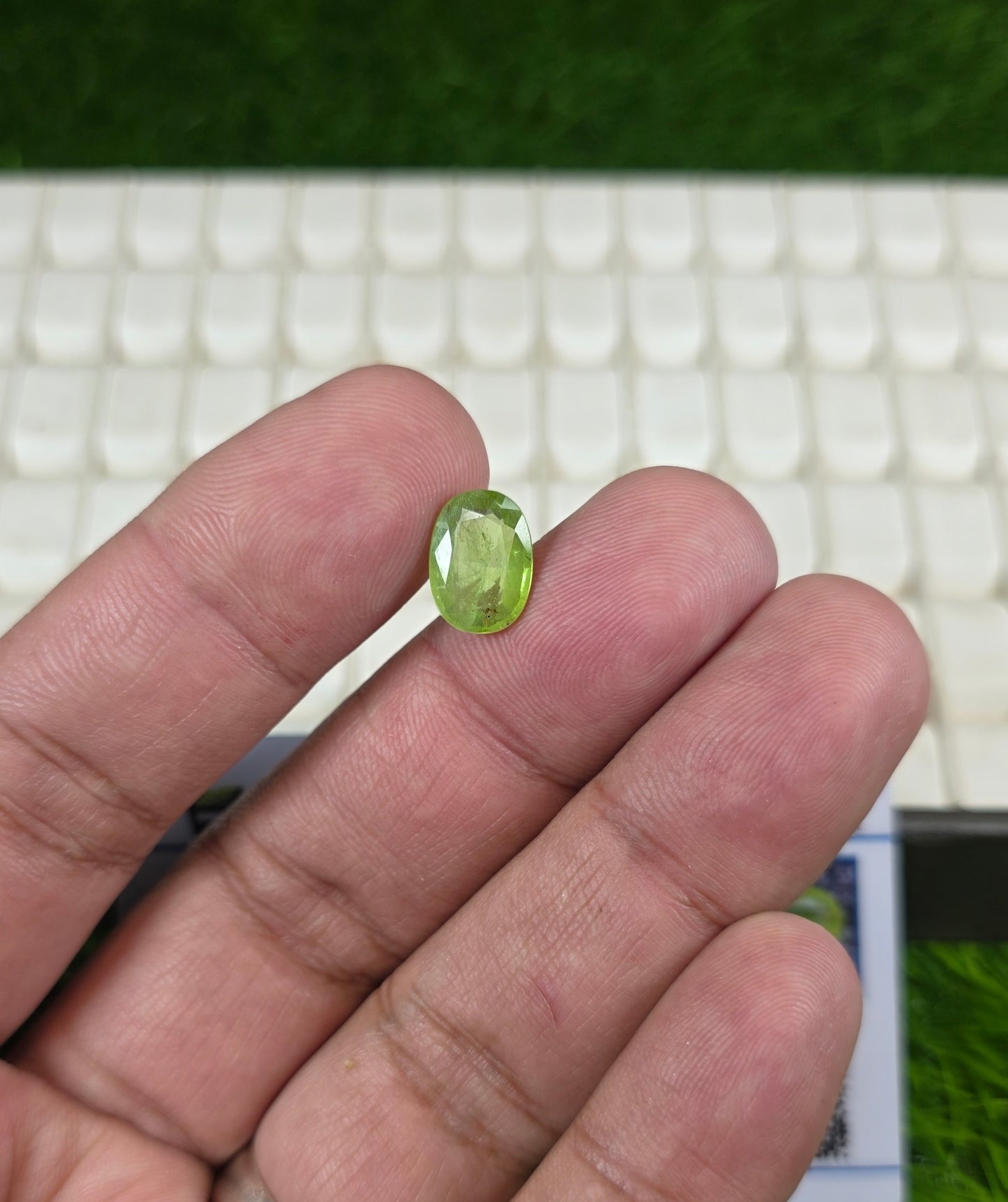 Premium Quality Peridot Stone With Lab Certificate