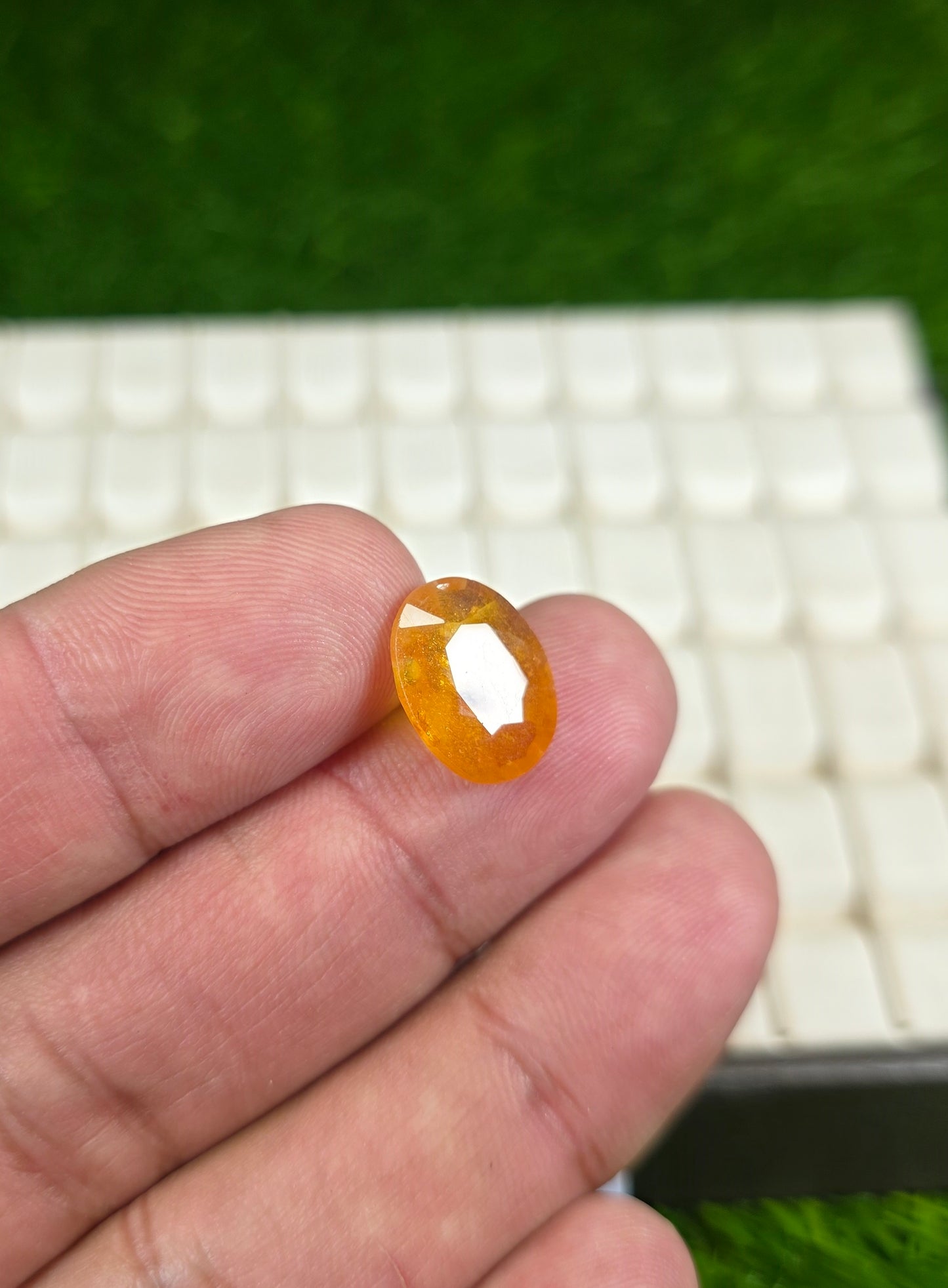 Premium Quality Pukhraj Stone With Lab Certificate