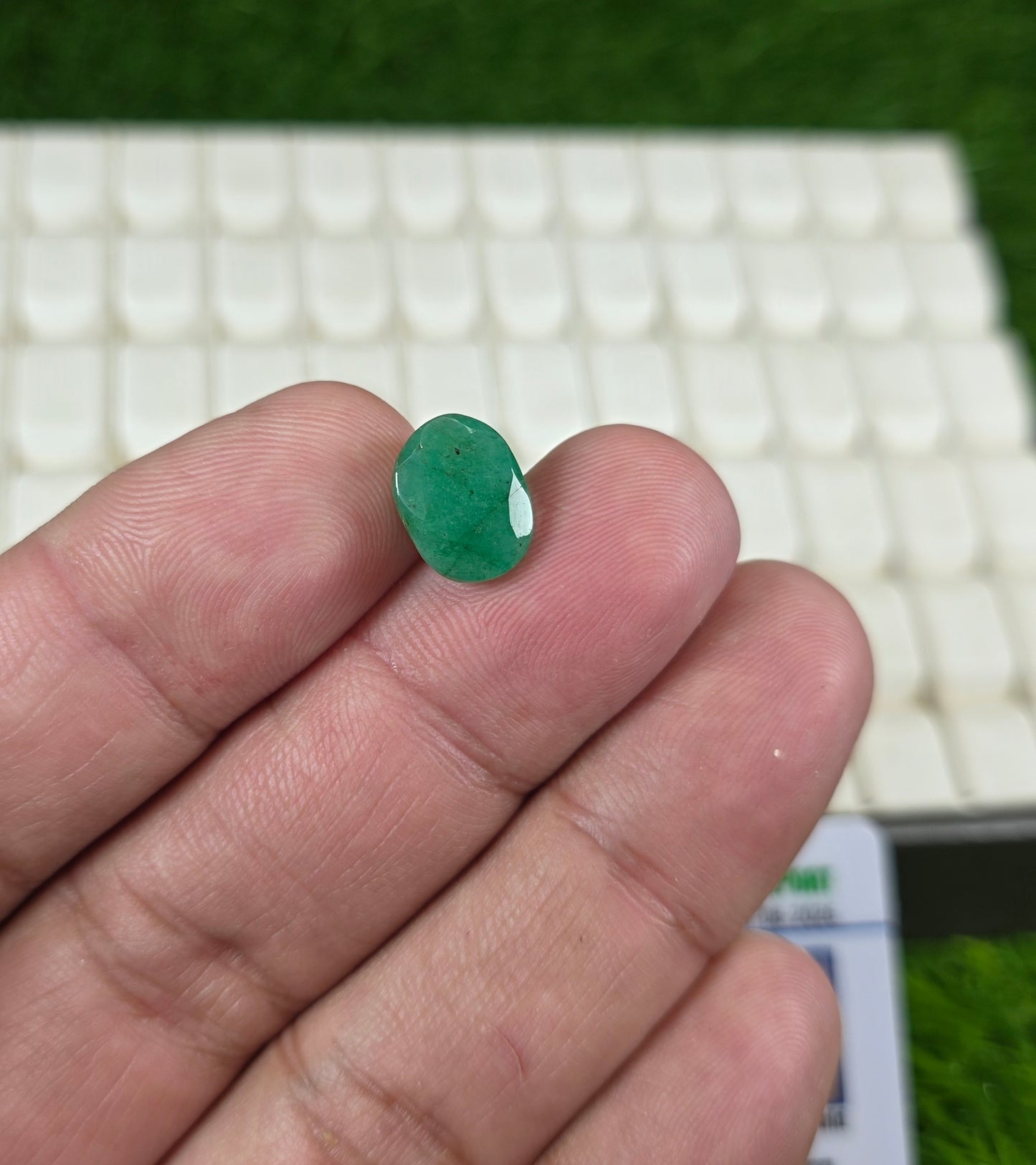 Premium Quality Zamurd Stone With Lab Certificate