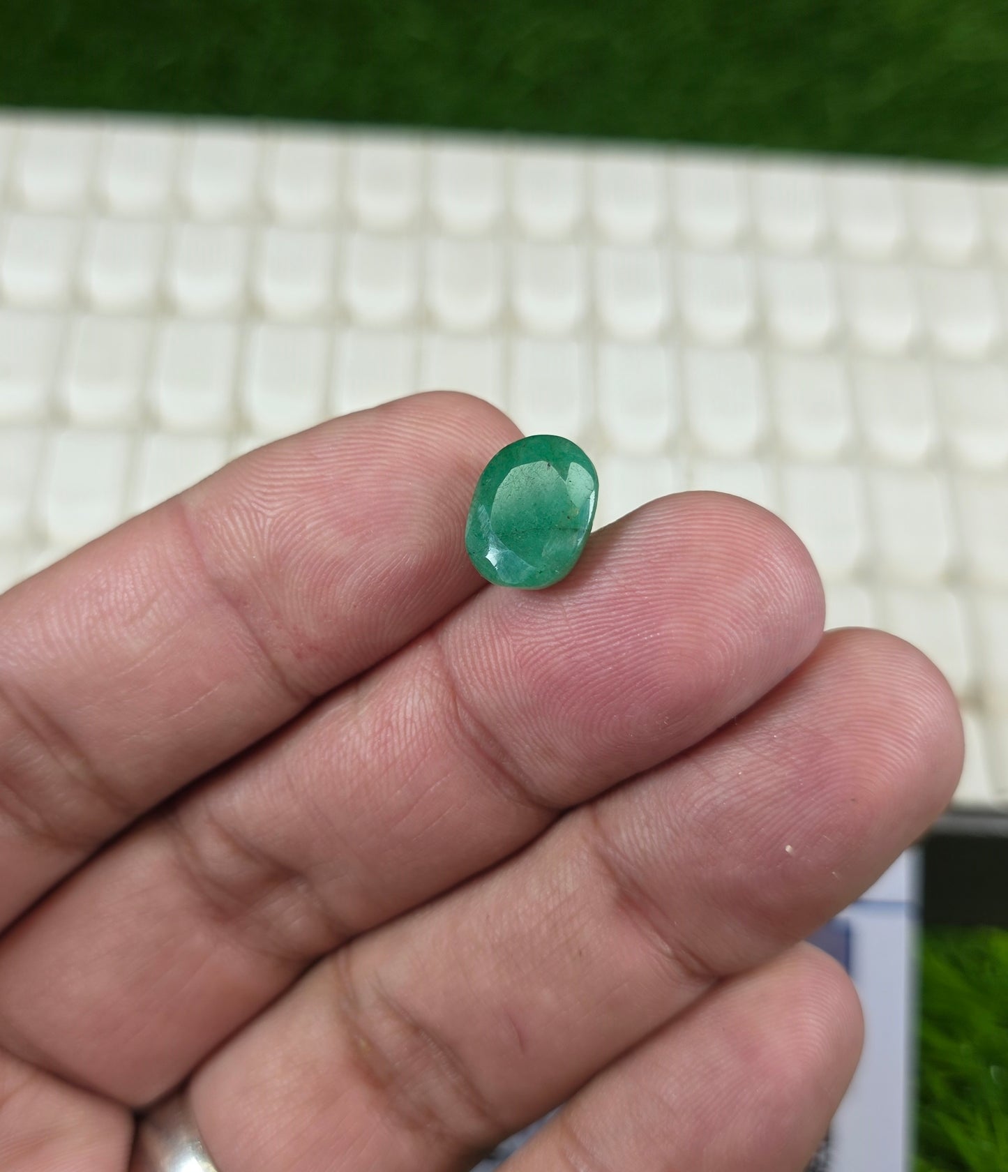 Premium Quality Zamurd Stone With Lab Certificate