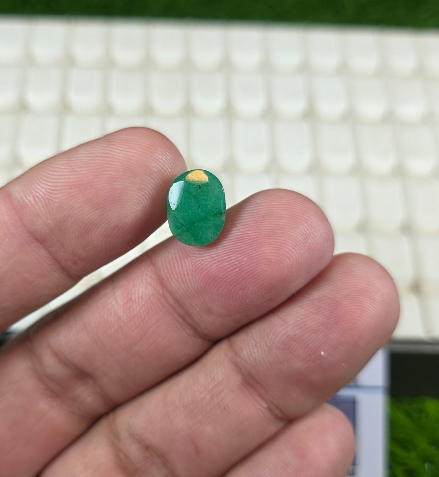 Premium Quality Zamurd Stone With Lab Certificate