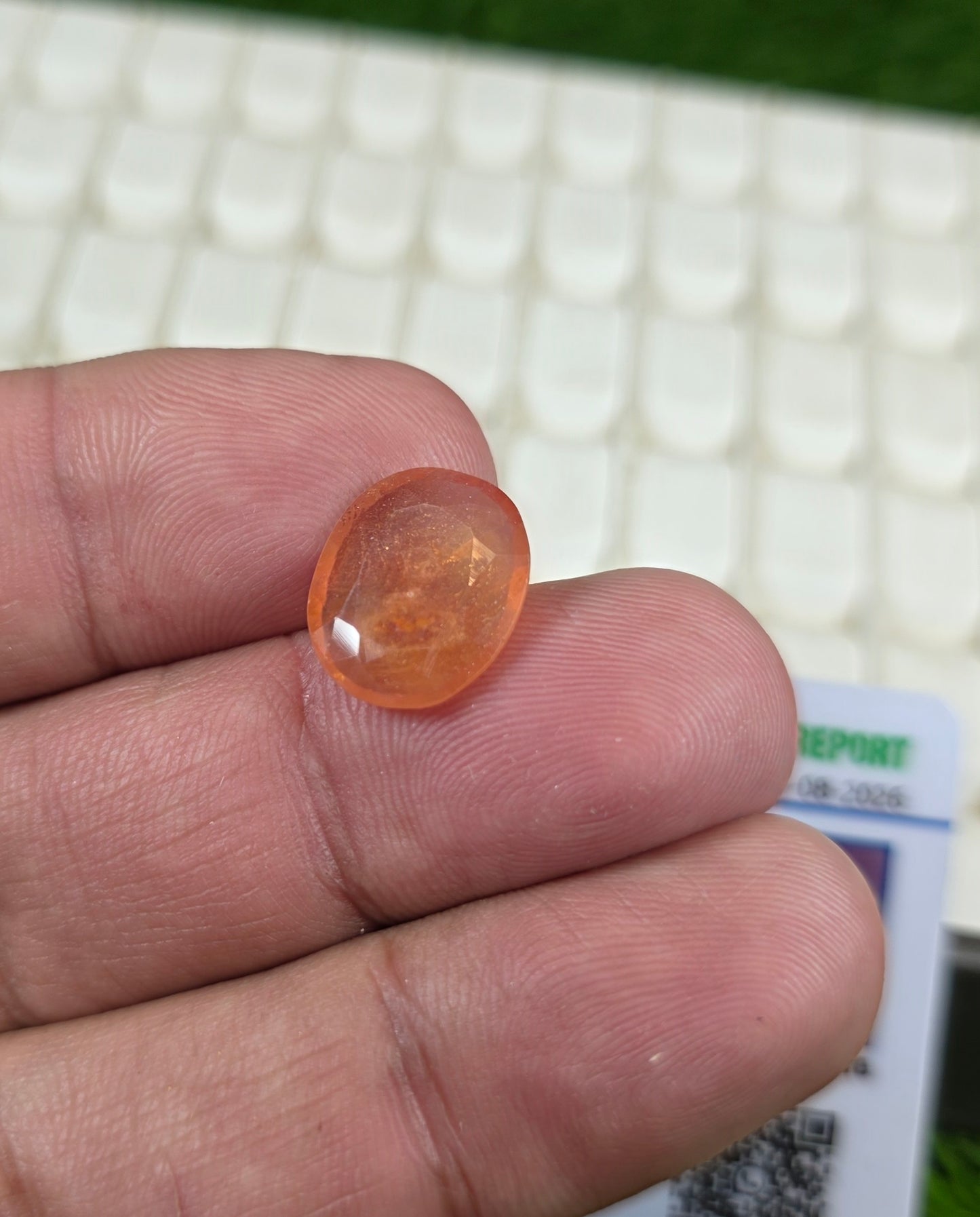Premium Quality Pukhraj Stone With Lab Certificate