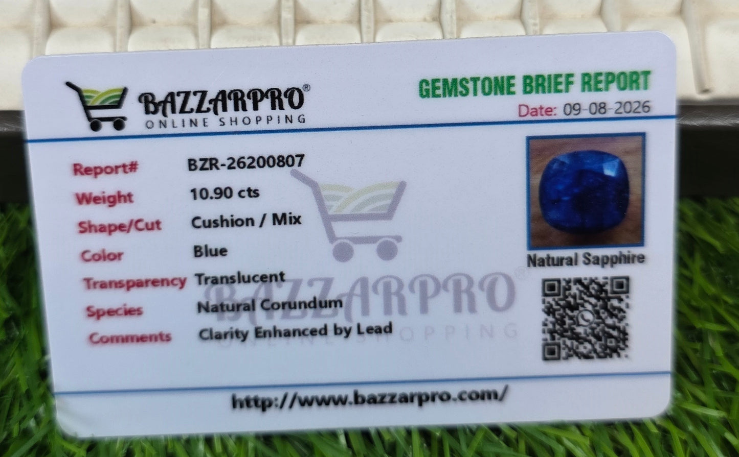 Premium Quality Neelam Stone With Lab Certificate
