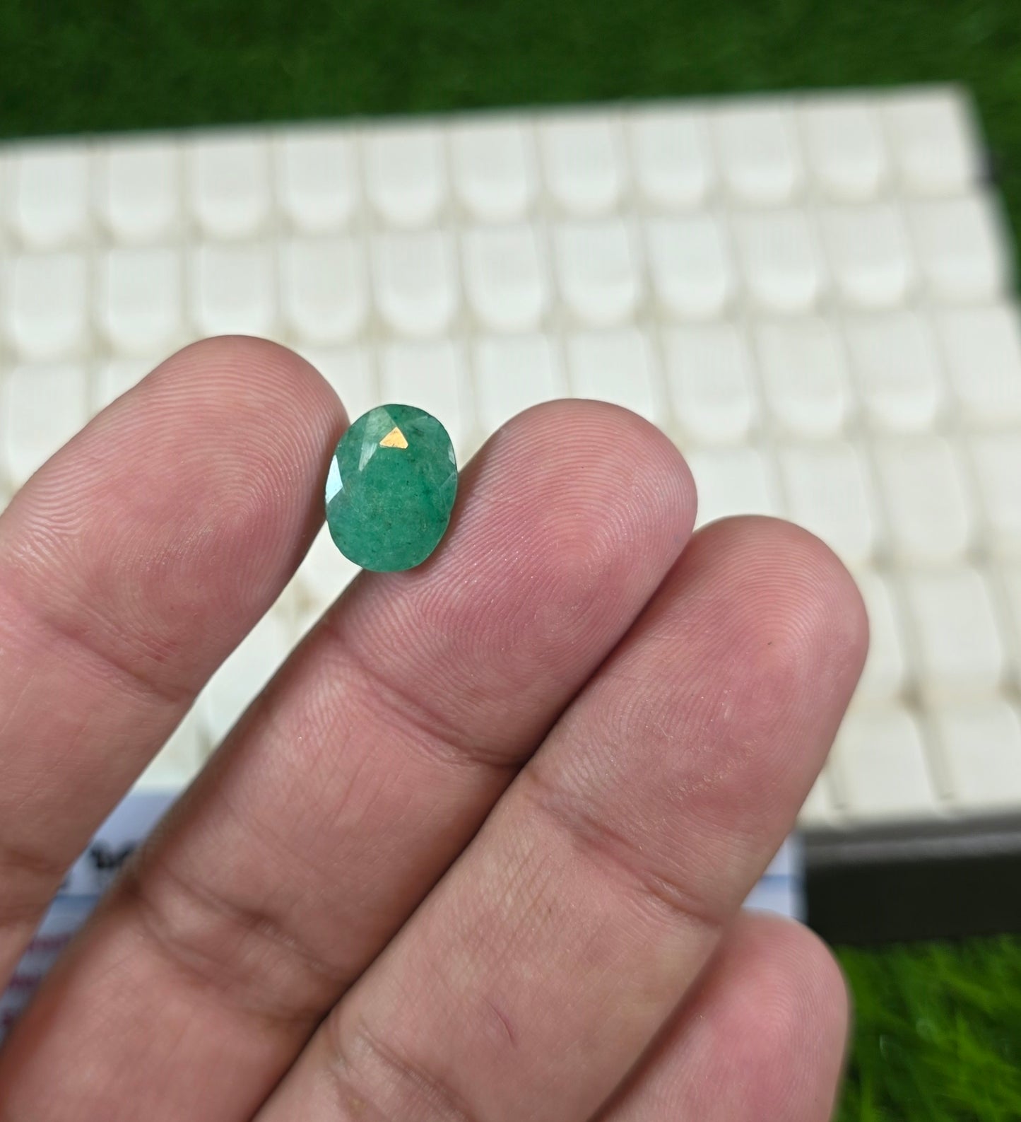 Premium Quality Zamurd Stone With Lab Certificate