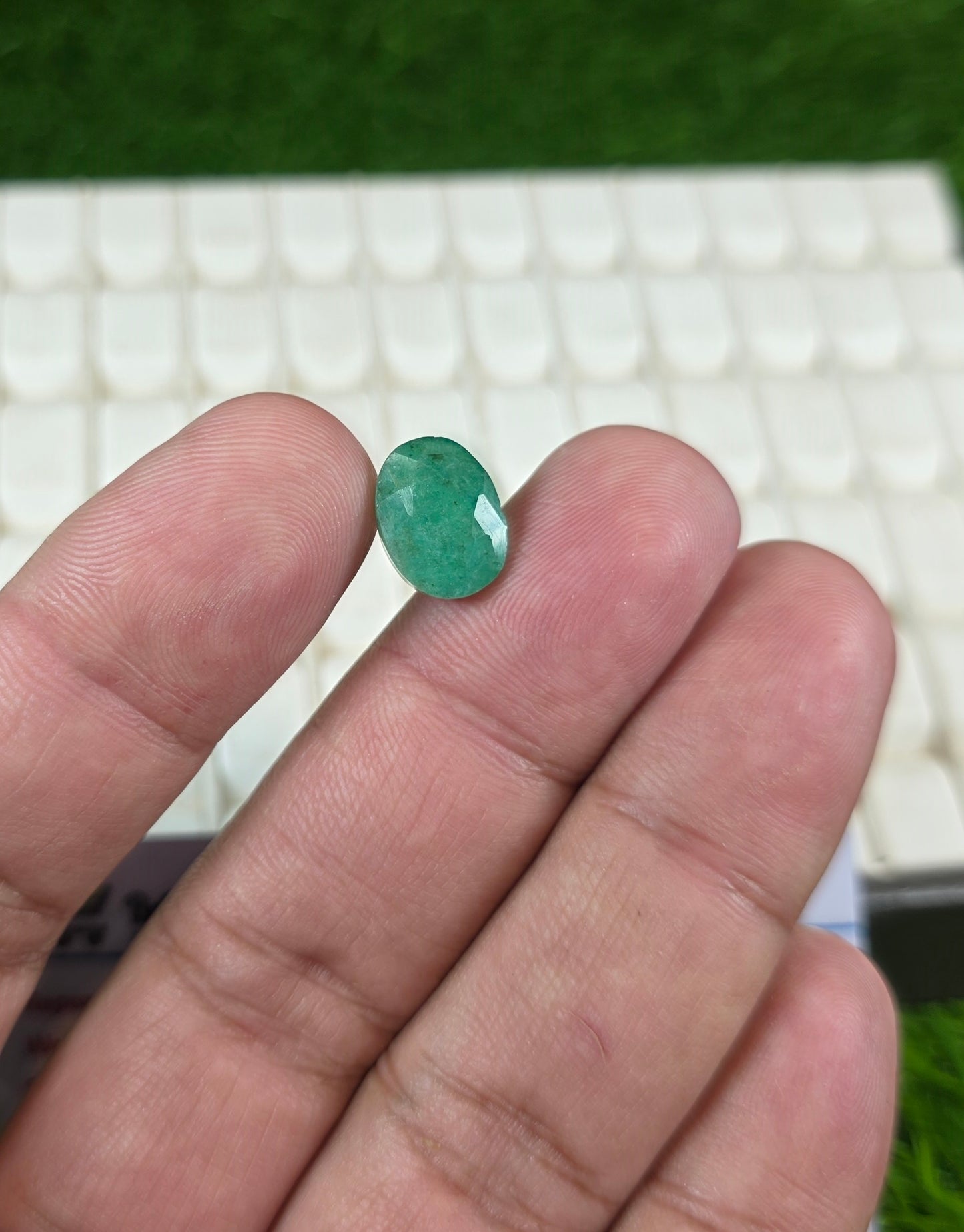 Premium Quality Zamurd Stone With Lab Certificate